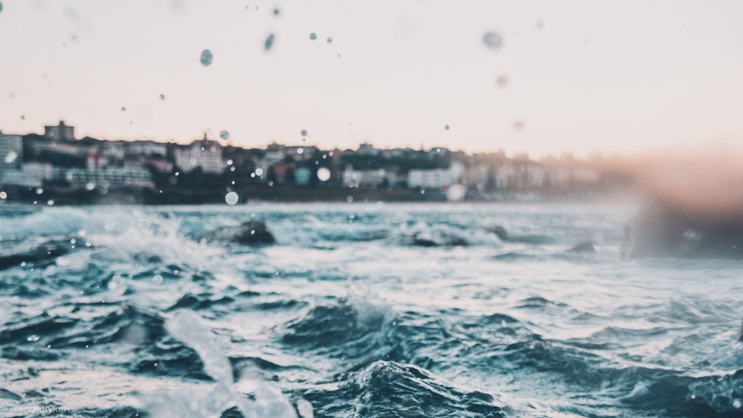Лятна естетика на морска вода Тапет