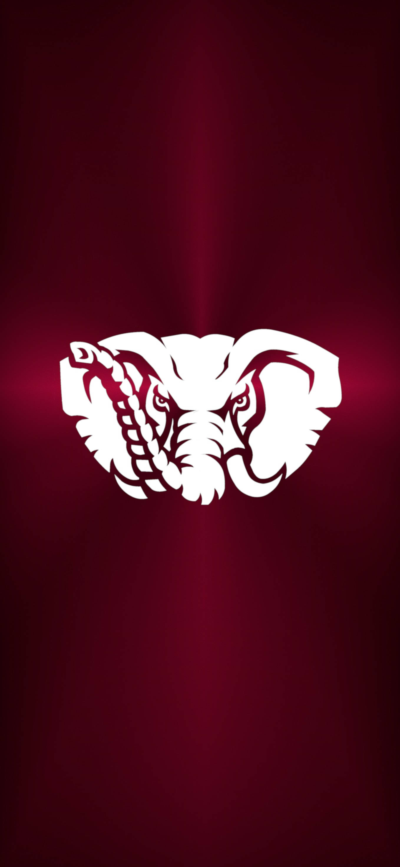 Метален слон Alabama Crimson Tide Тапет