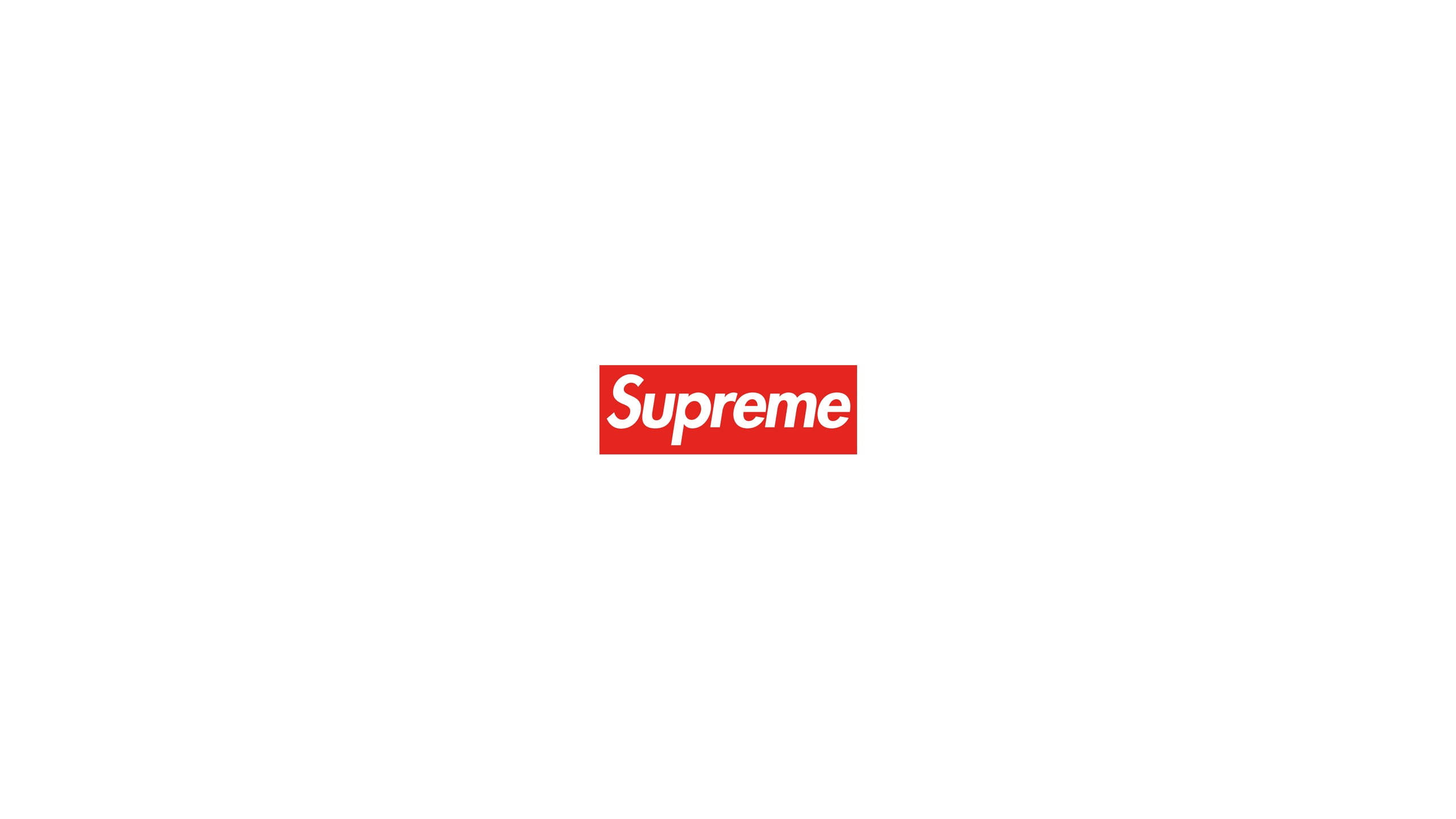 Минималистичен Supreme лаптоп Тапет