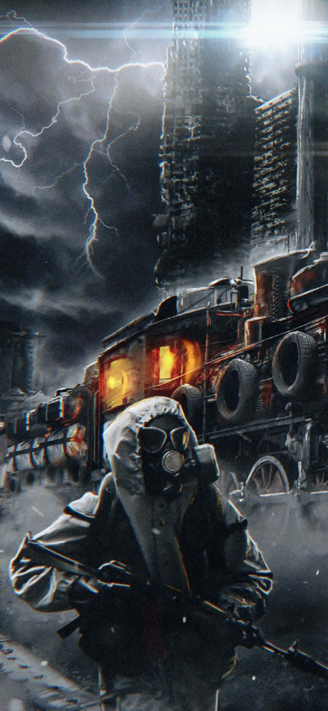 Мистериозен свят ви очаква в Metro Exodus за iPhone X Тапет