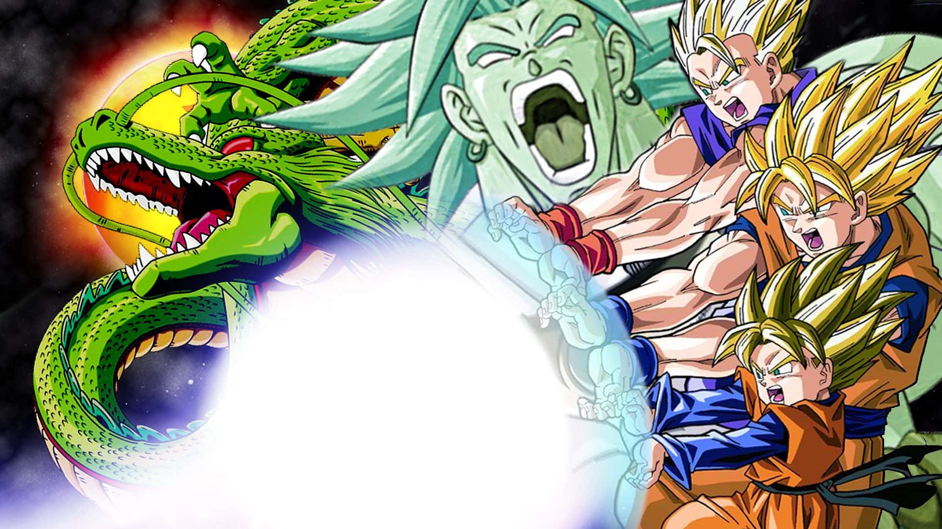 Могъщите Супер Сайяни надминават границите си в Dragon Ball Super Broly Тапет