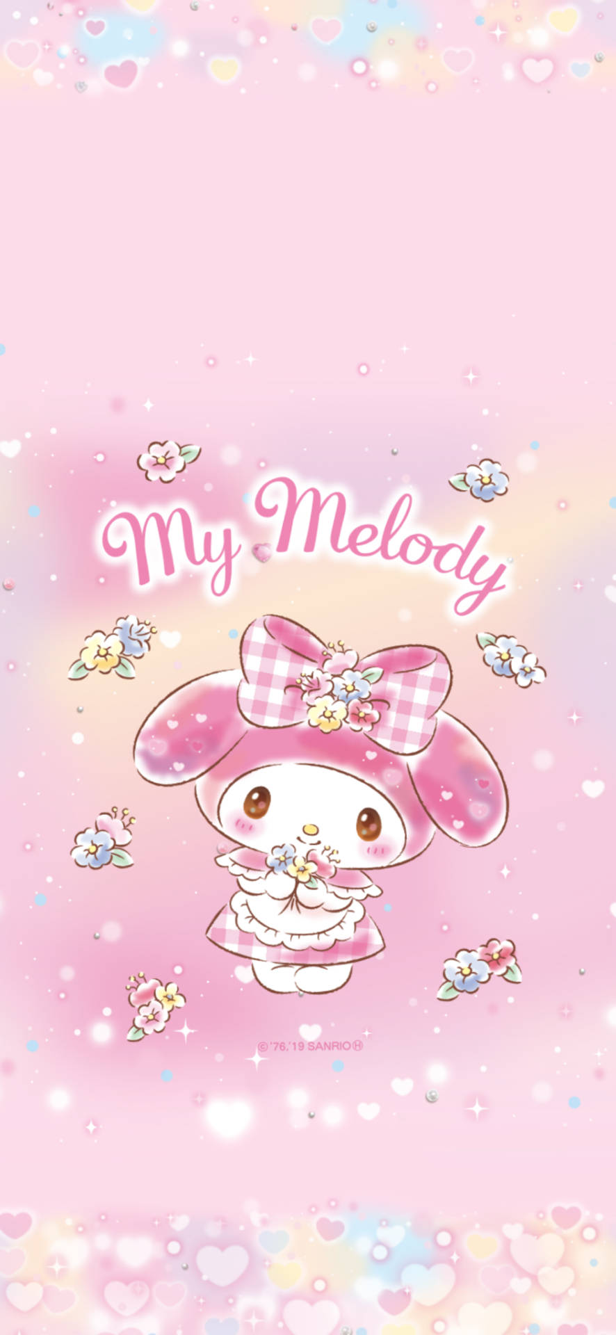 Надпис: Розов My Melody Тапет