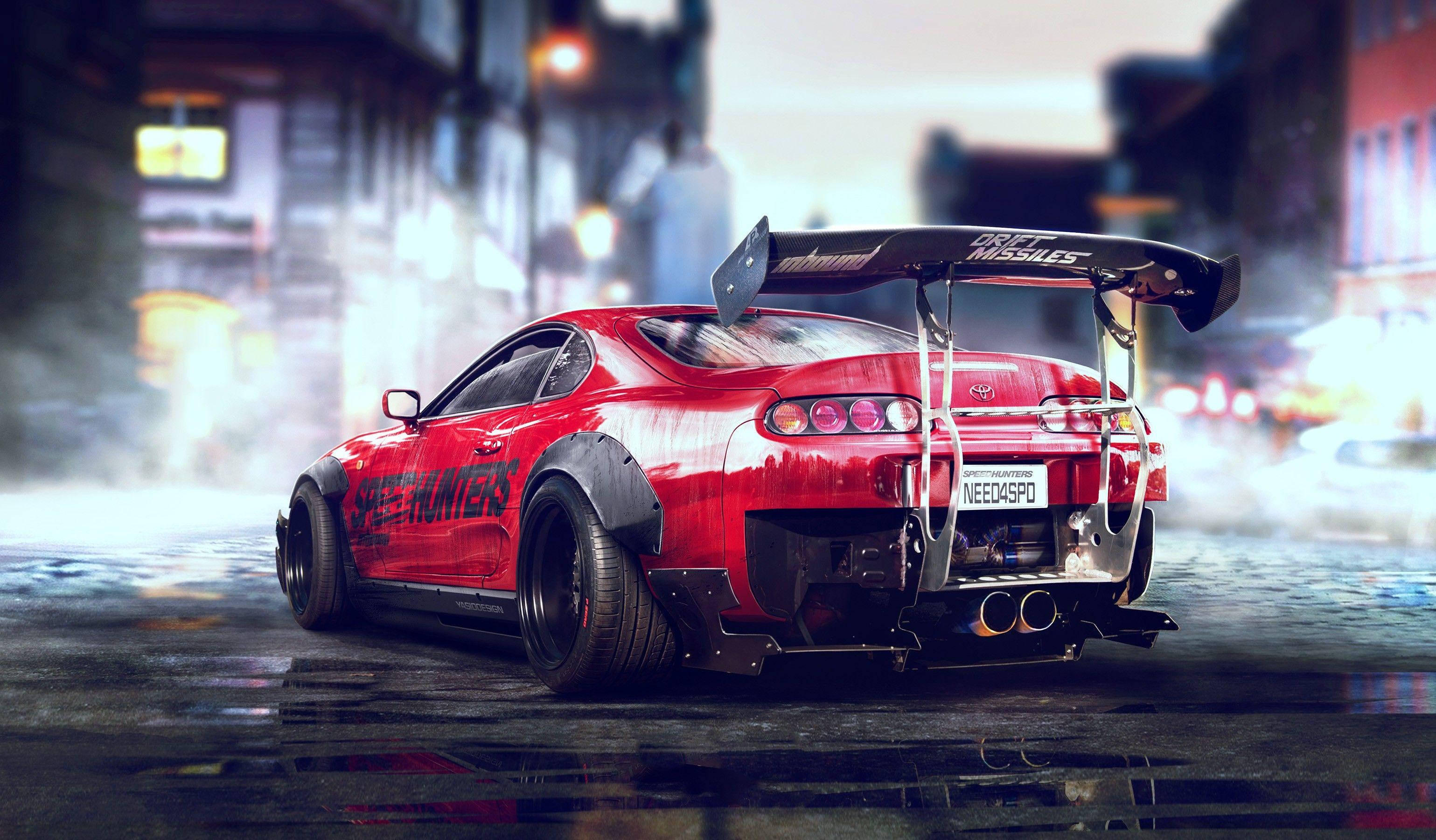 Напълно модифицирана Toyota Supra Mk4 Тапет