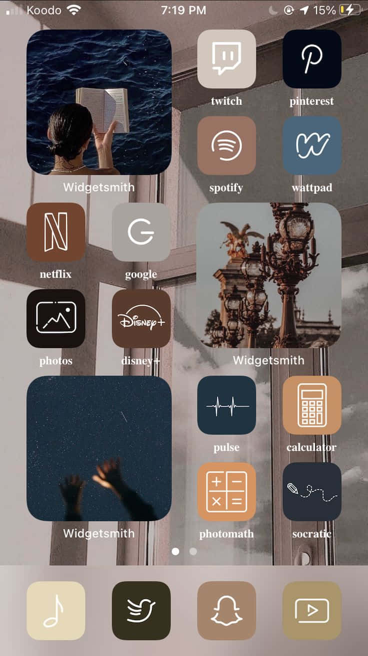 Насладете се на красивата естетика на iPhone Тапет