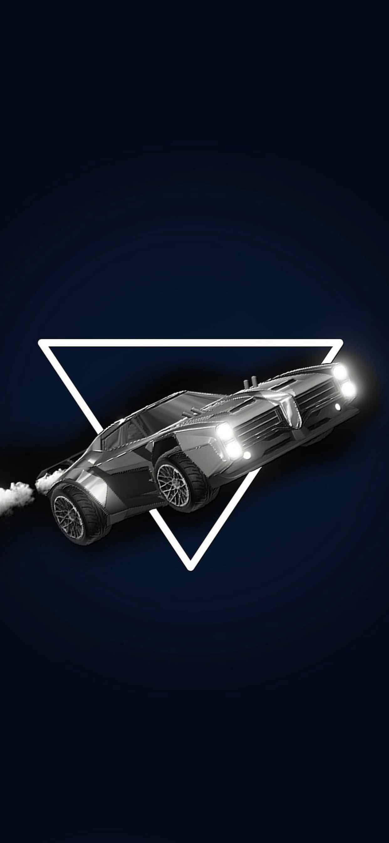Наслади се на вълнуващия свят на Rocket League на iPhone XS Max Тапет