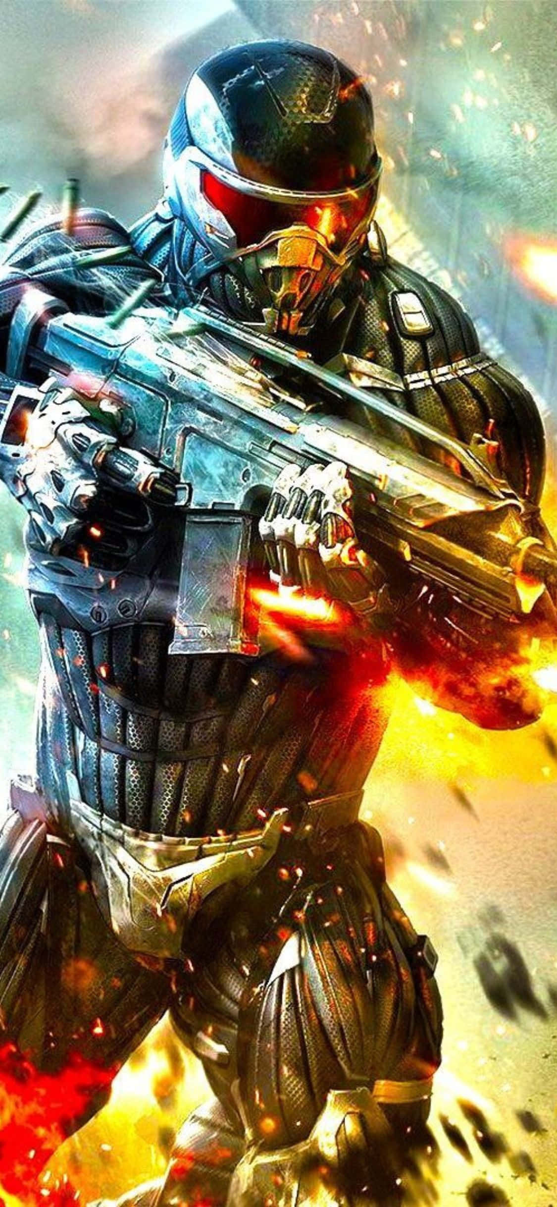 Наслаждайте се на Crysis 3 на вашия последен iPhone X Тапет