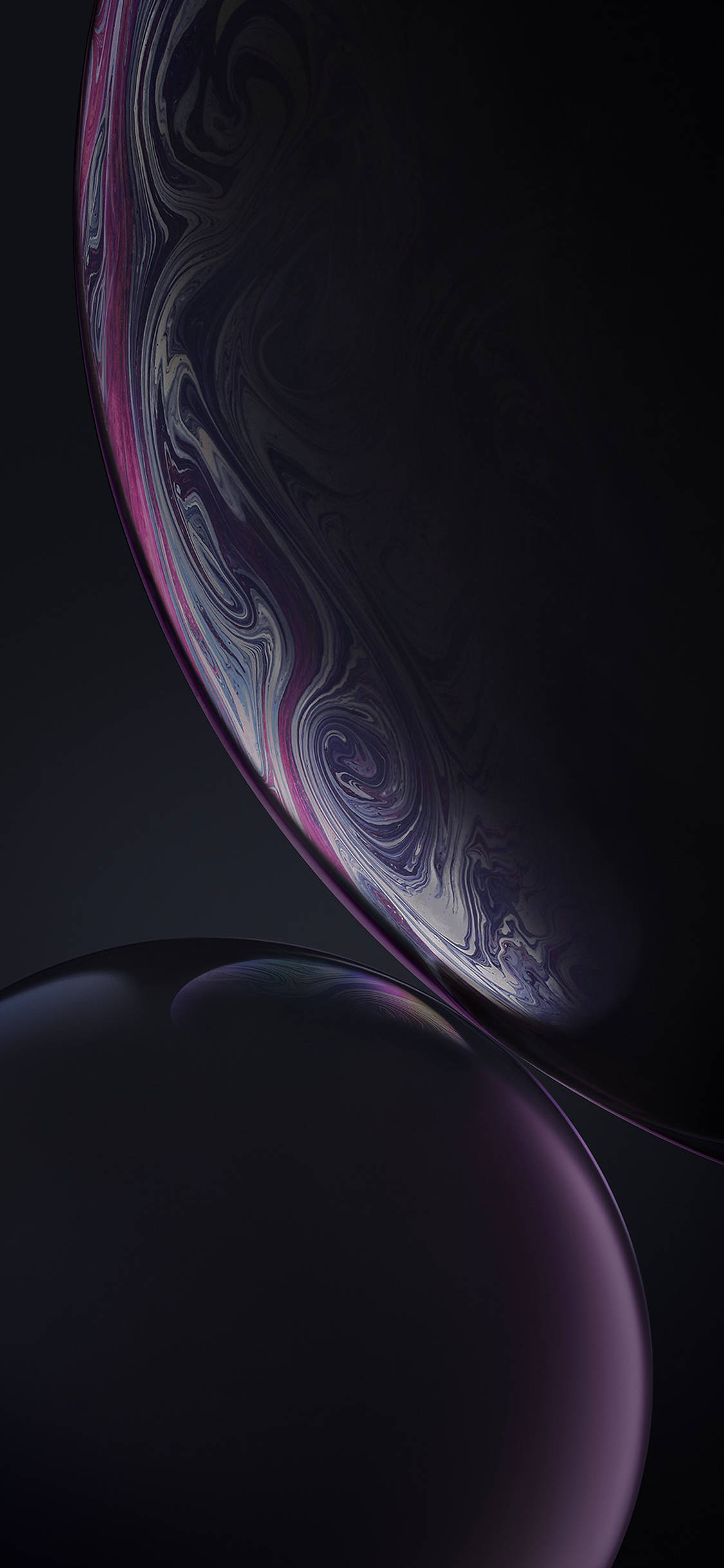 Наслаждайте се цветните мехурчета на вашия iPhone XR Тапет