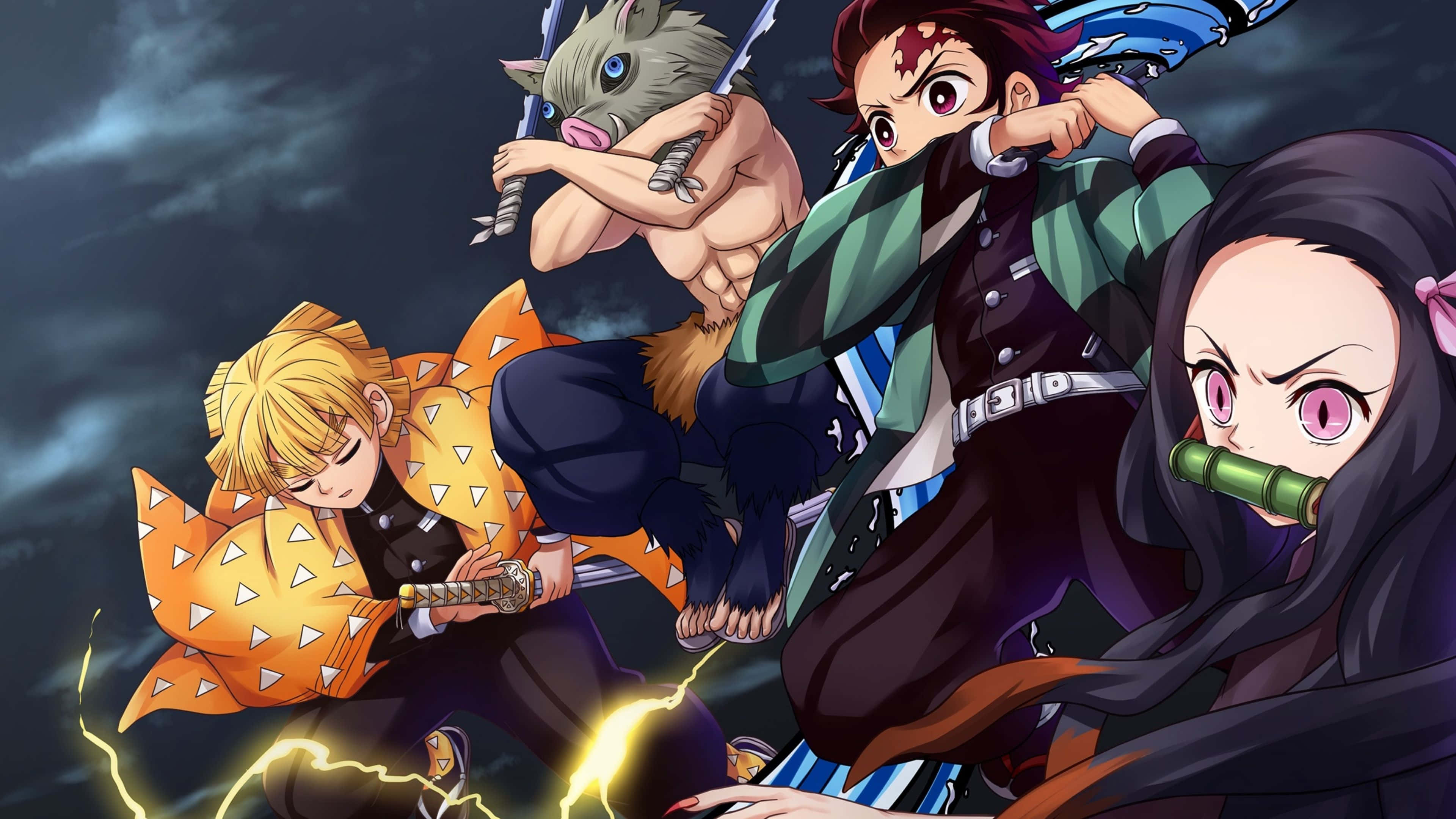 Не търсете повече! Demon Slayer 4K е тук, за да издигне вашето гейминг изживяване на следващото ниво Тапет