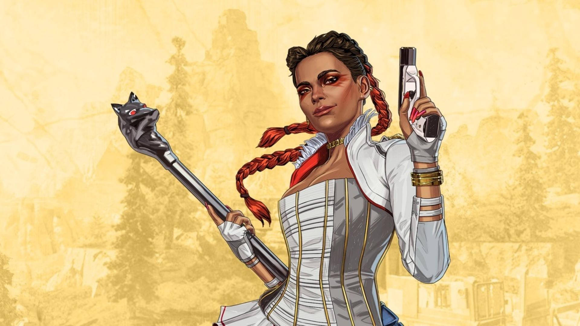 Невероятно графично изображение на Лоба от Apex Legends Тапет