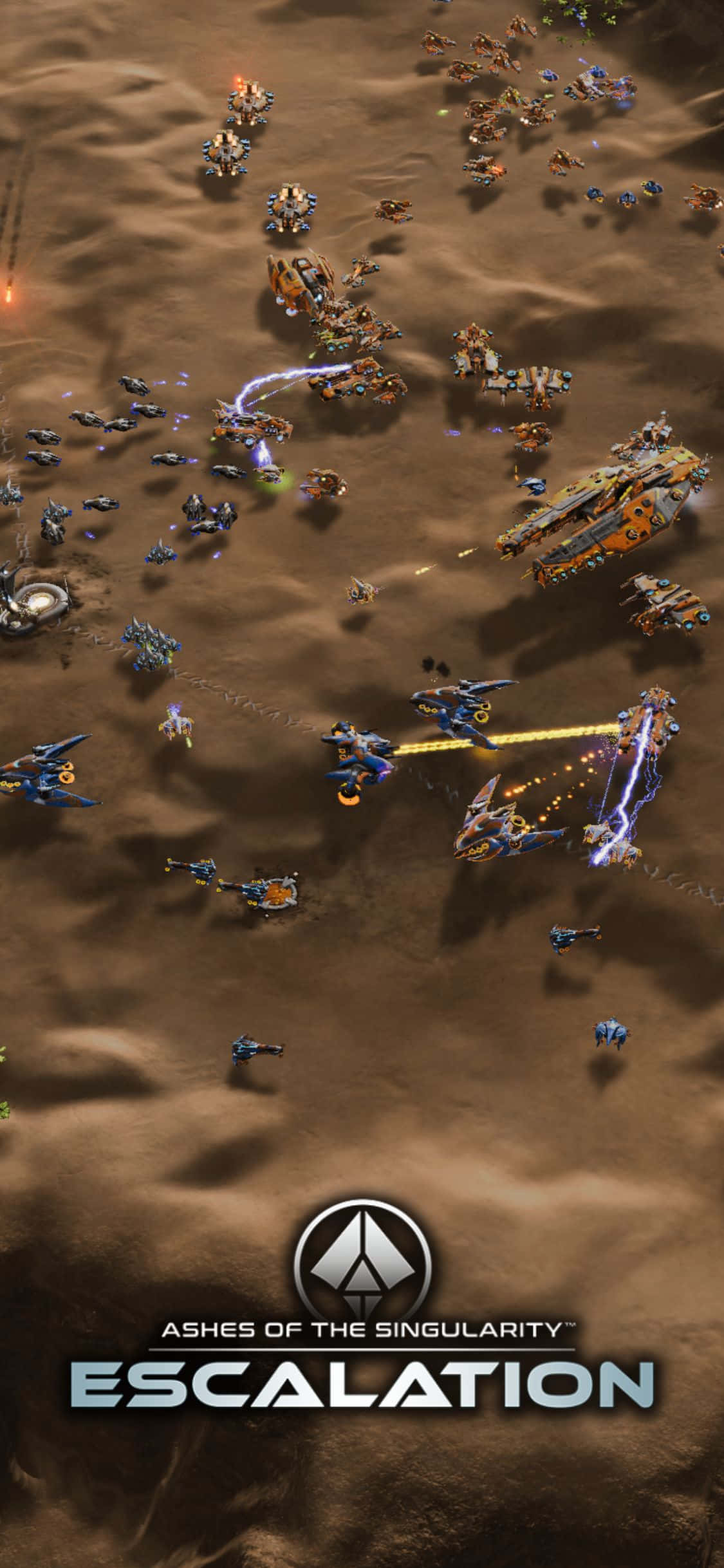 Невероятно детайлна графика на iPhone X с Ashes of the Singularity Escalation Тапет
