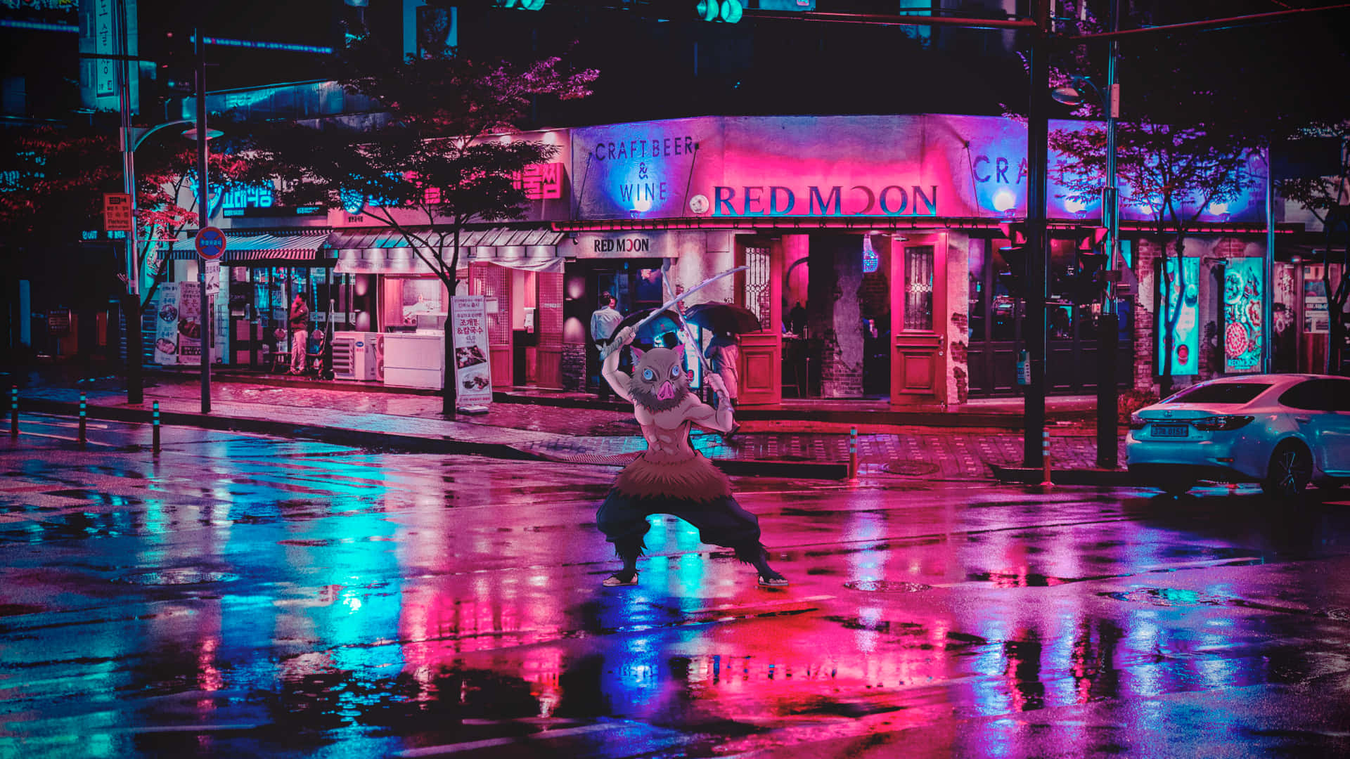Неонов Inosuke PFP Тапет