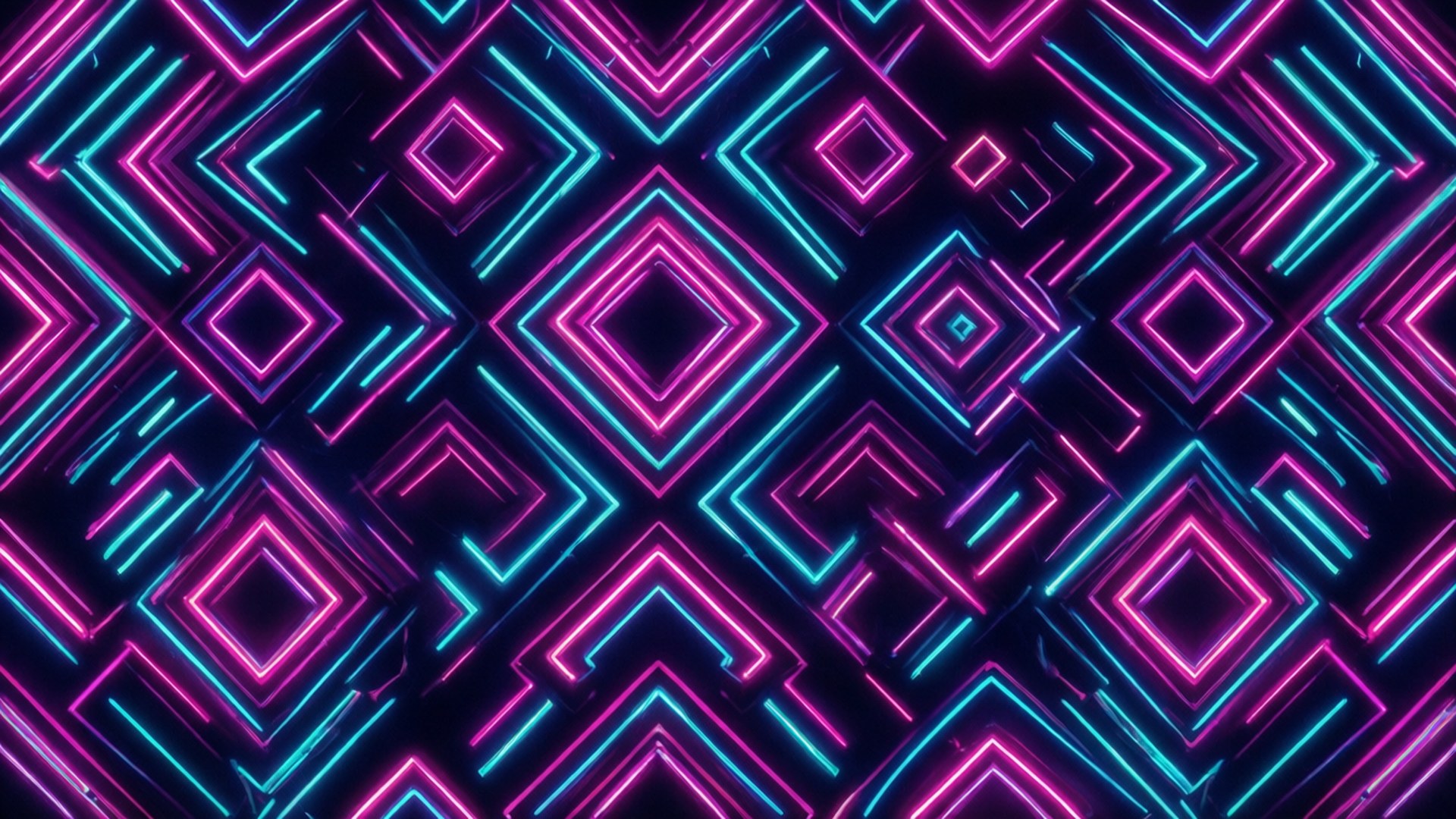 Неонова геометрия Тапет
