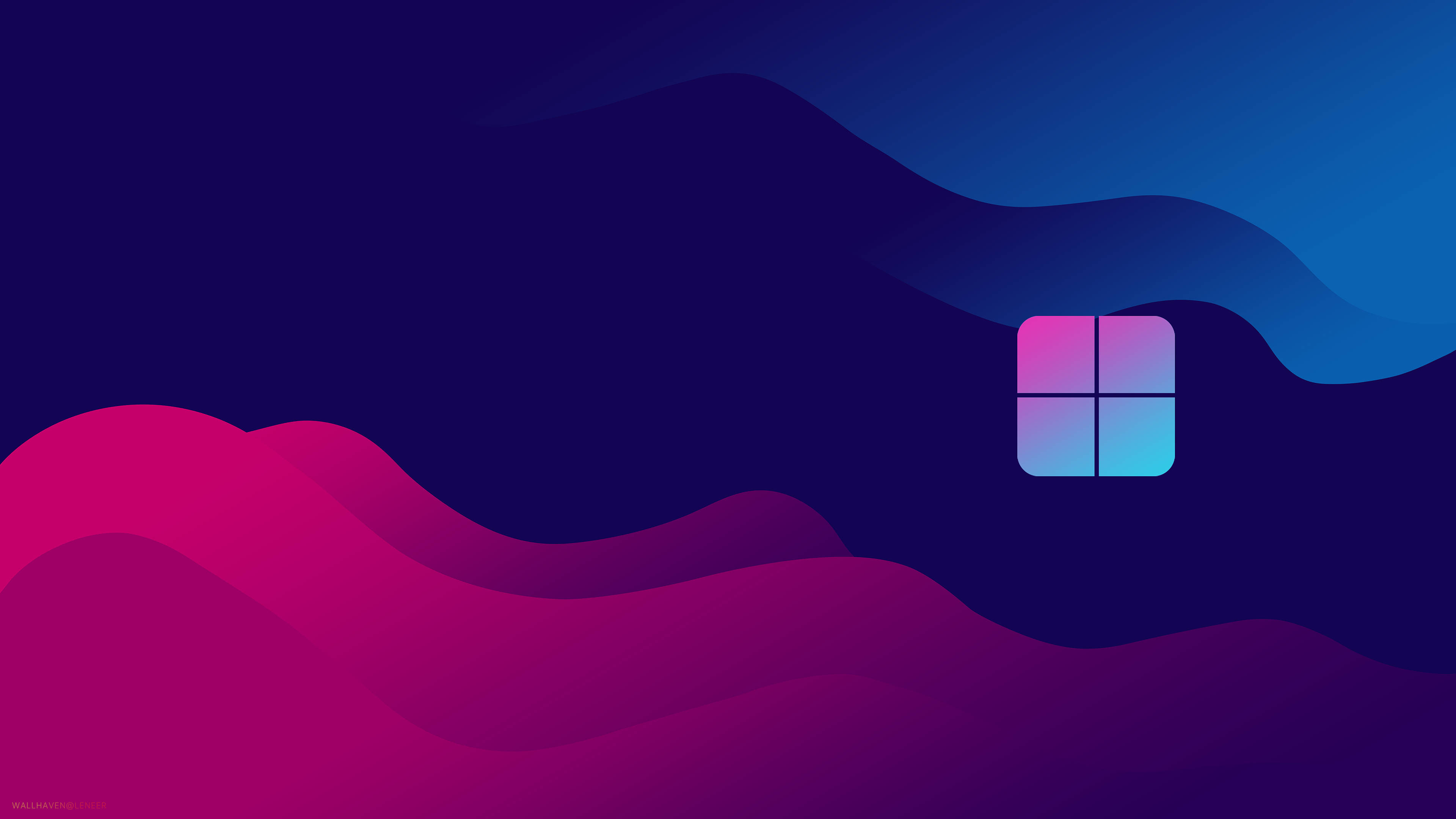Оригинално Windows Магента и Синьо Тапет