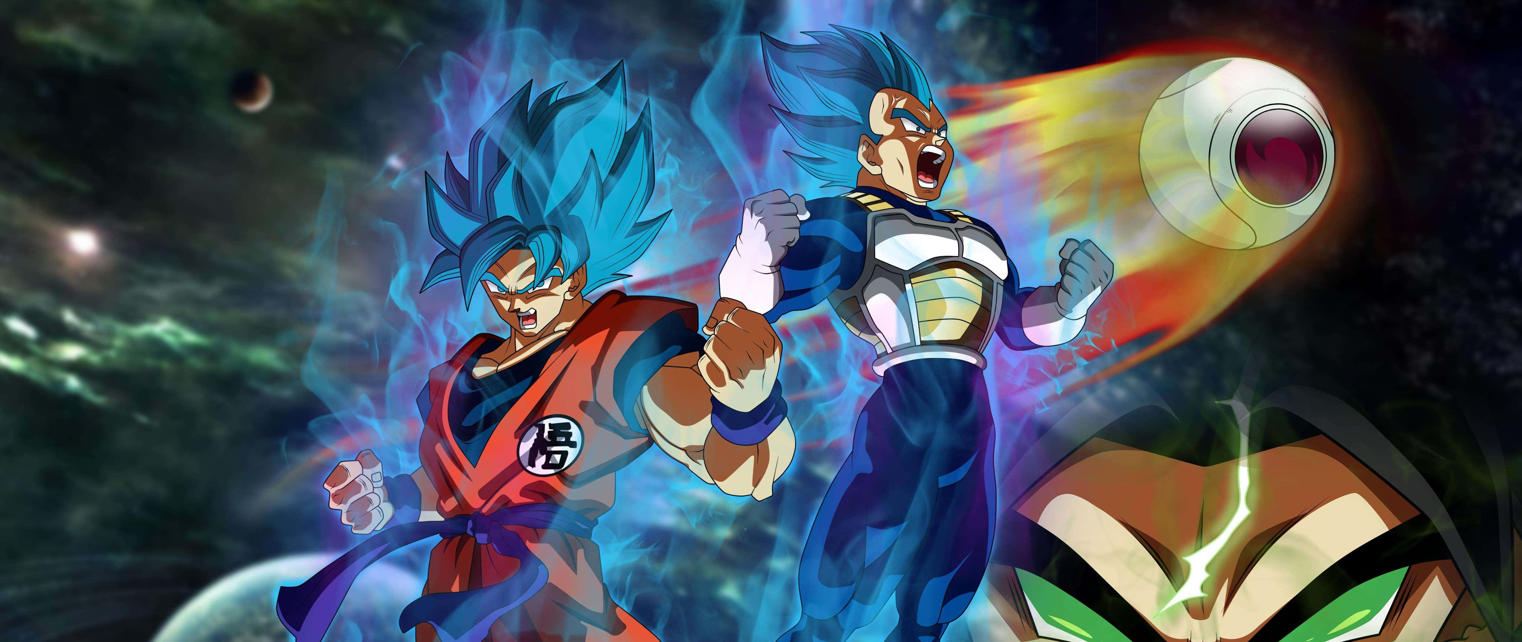 Освободи вътрешния си Супер Сайан с Dragon Ball Super Broly Тапет
