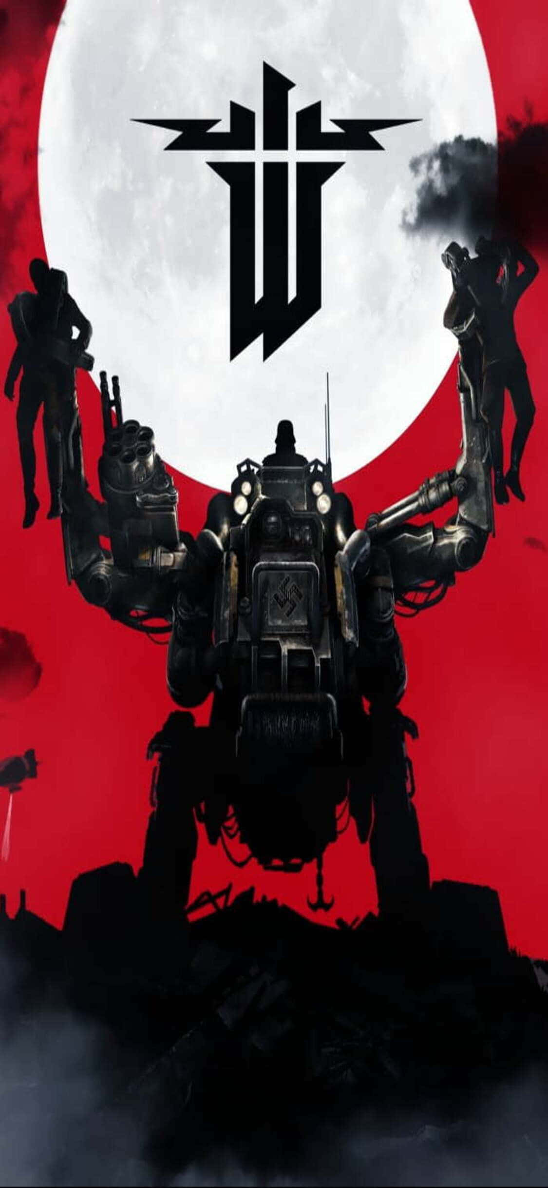 Освободи своя вътрешен герой с Wolfenstein II на твоя iPhone Xs Тапет