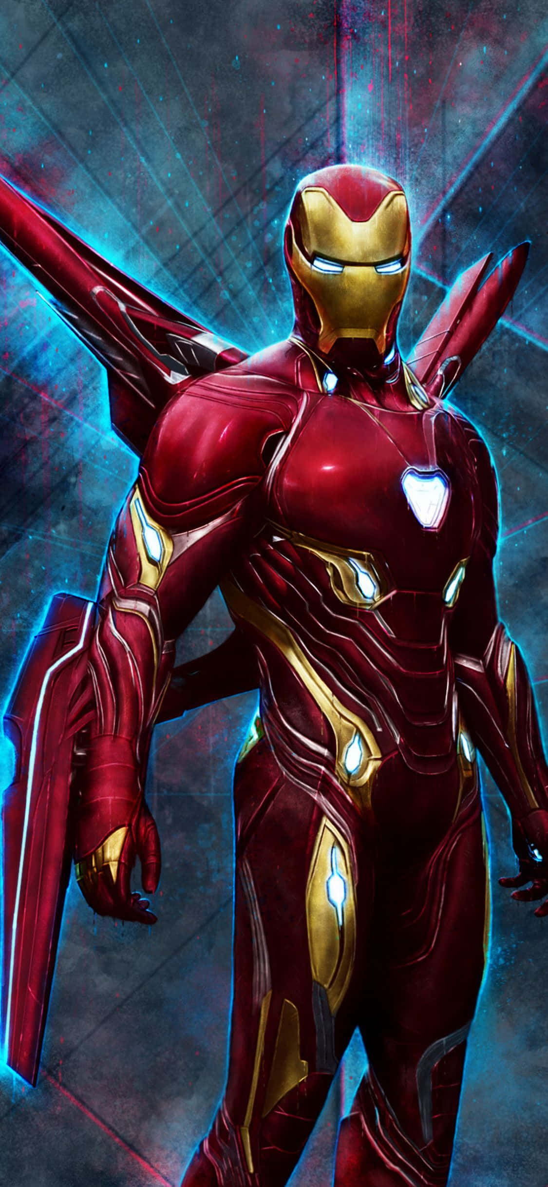 Освободите силата на Железния човек с iPhone X Тапет