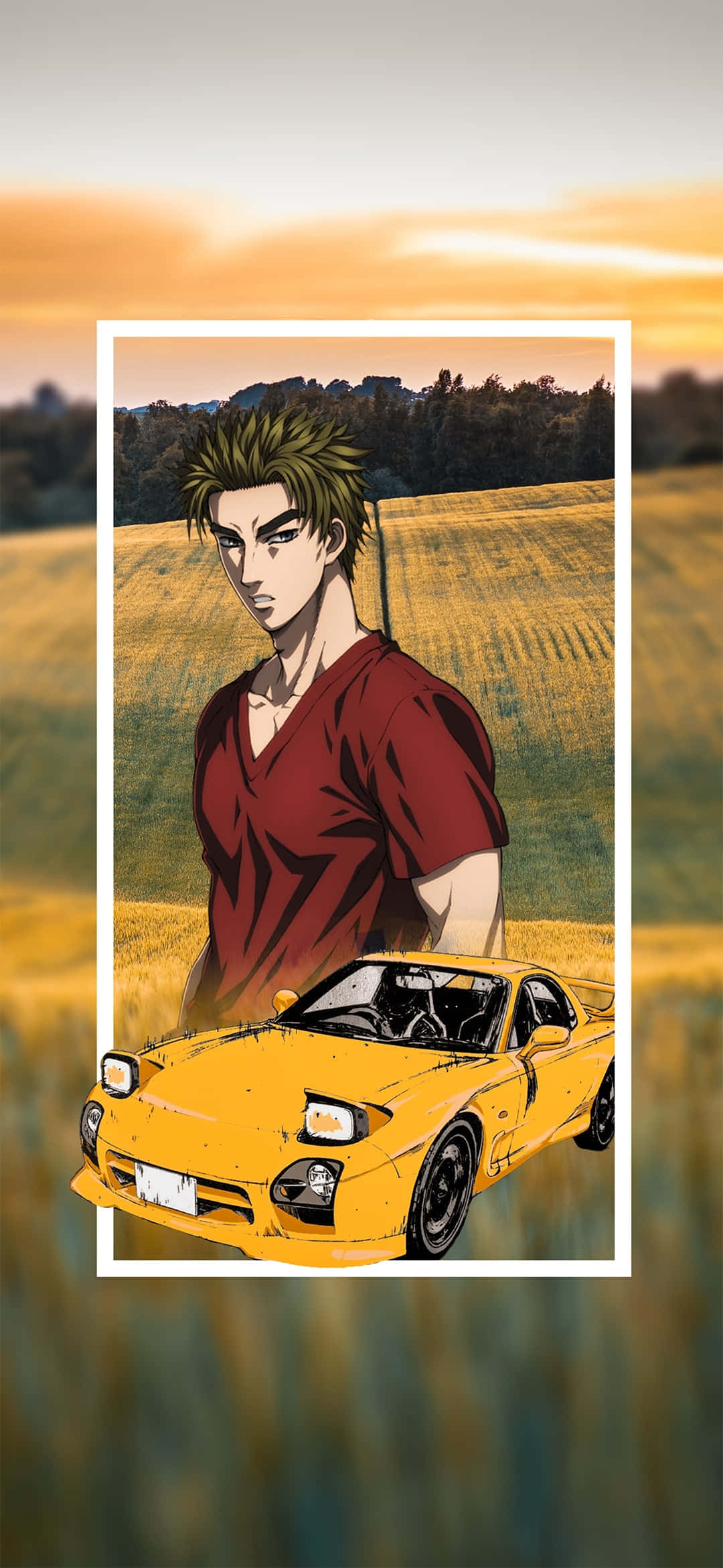 Останете на връзка за най-новият Initial D телефон Тапет