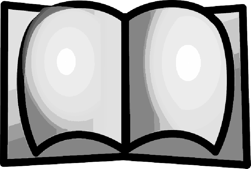 Отворена книга клипарт вектор Тапет