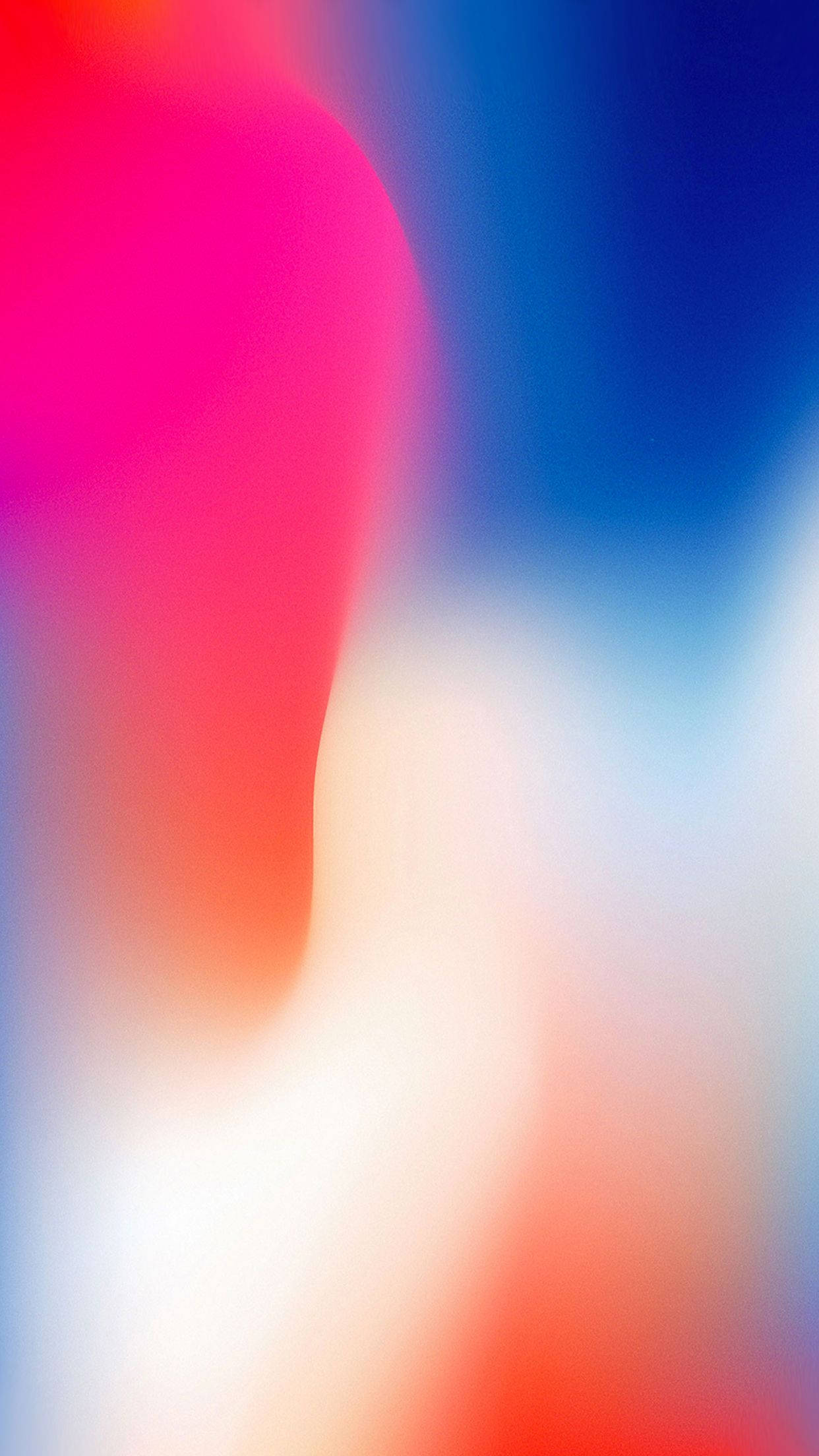 Отклучи новия iPhone X с смели линии и жив цвят Тапет