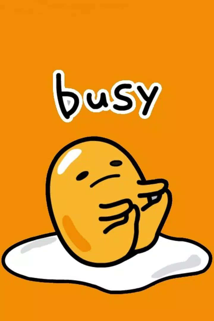 Отключете вътрешните си мързеливи вибрации с Gudetama Phone! Тапет