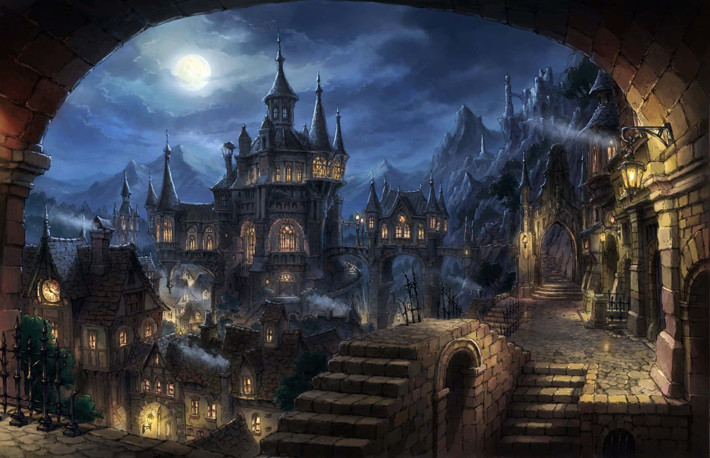 Отключете свят на чудеса с Fantasy Art Тапет