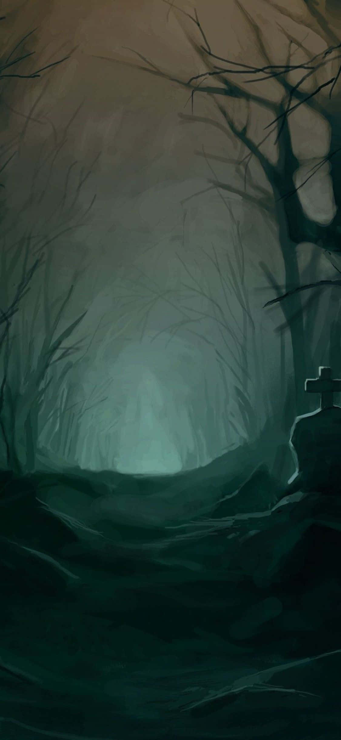 Открий нов начин да празнуеш Хелоуин с този удивителен Страшен iPhone! Тапет