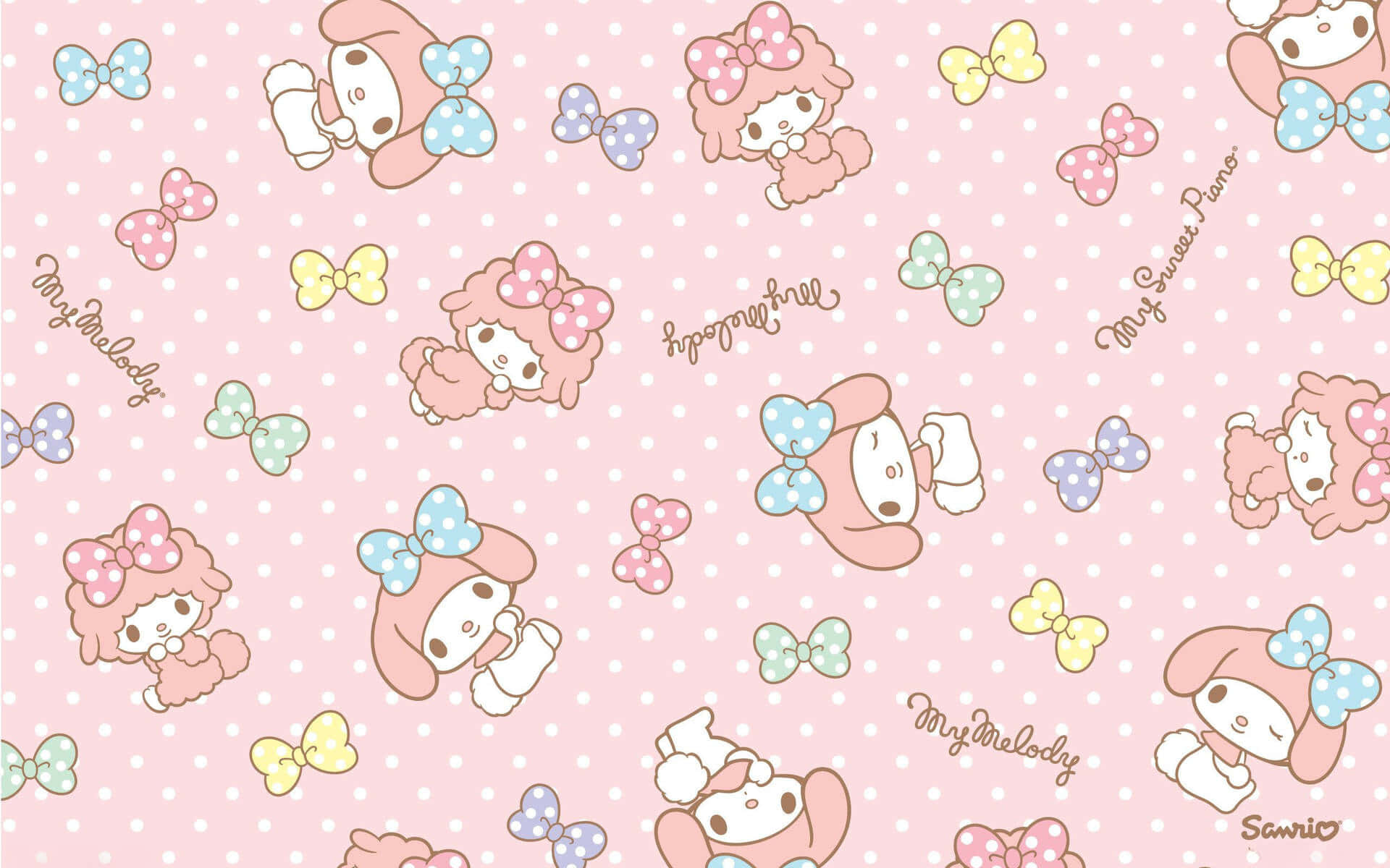 Открийте магията на Sanrio в този мистериозен нощен градски пейзаж Тапет