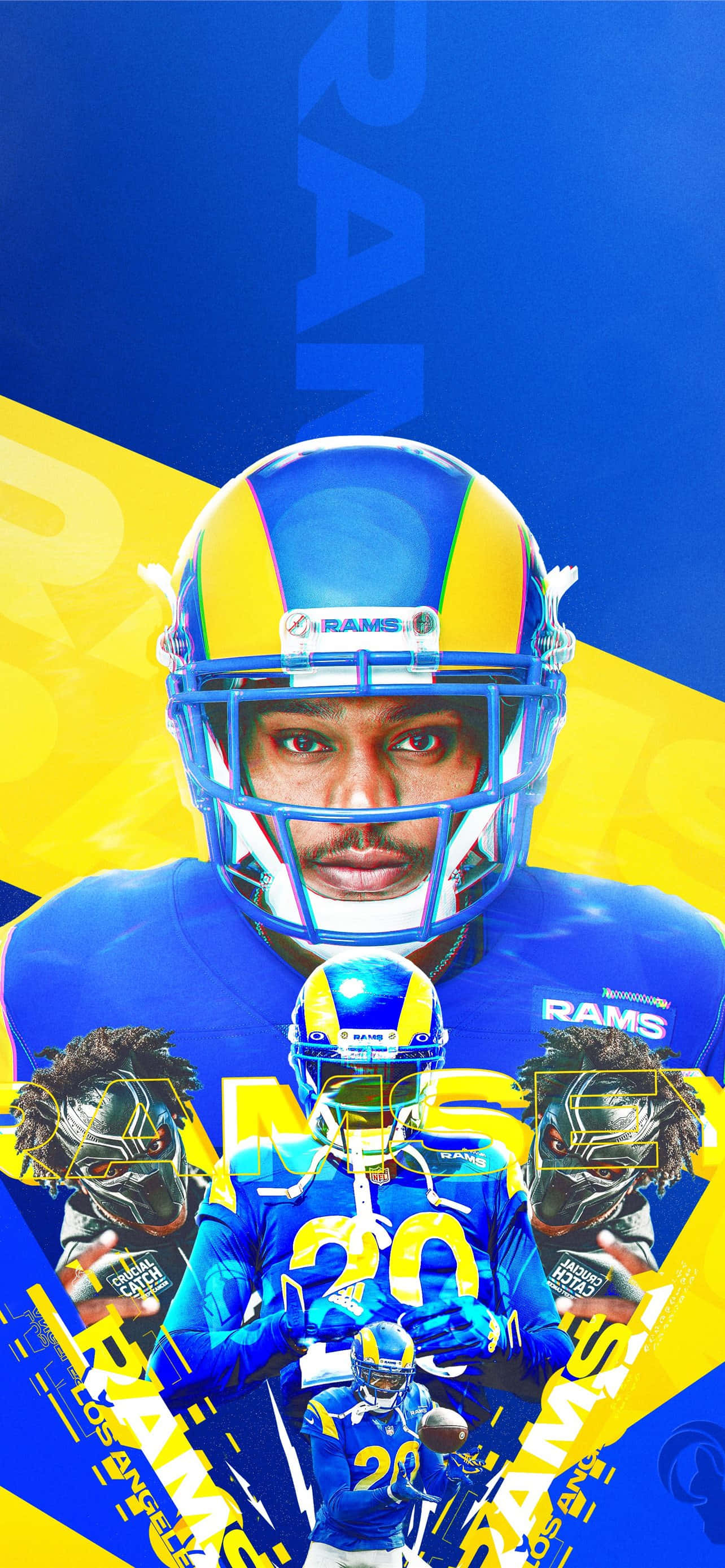 Отличите се от тълпата с Rams iPhone Тапет