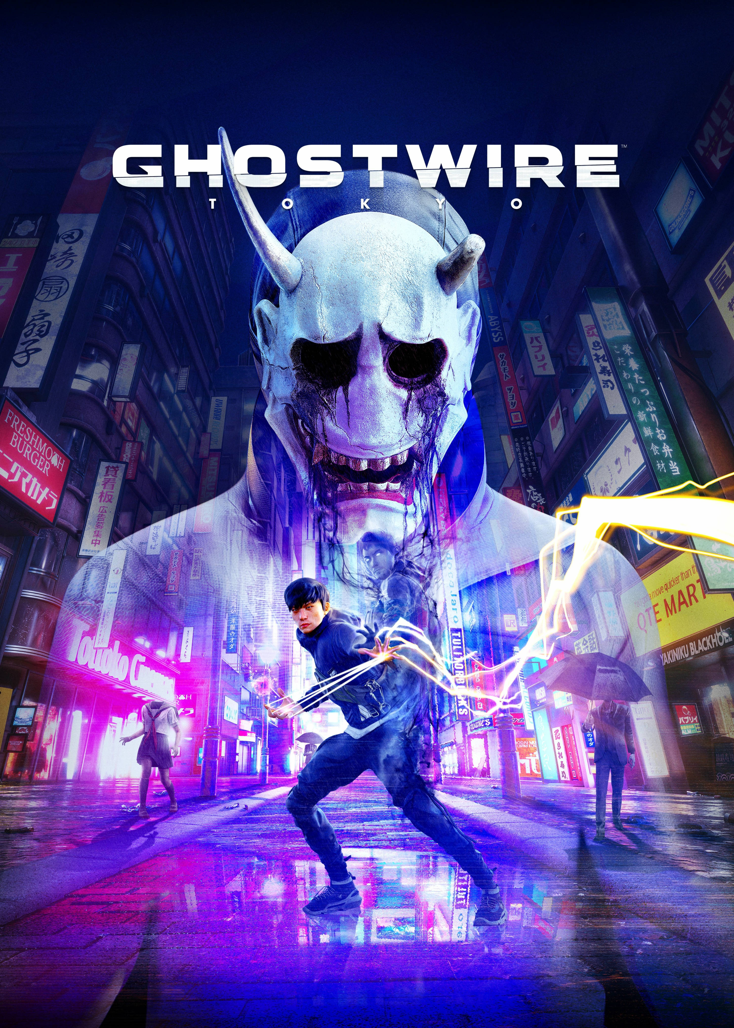 Официална обложка на игра Ghostwire Tokyo Тапет