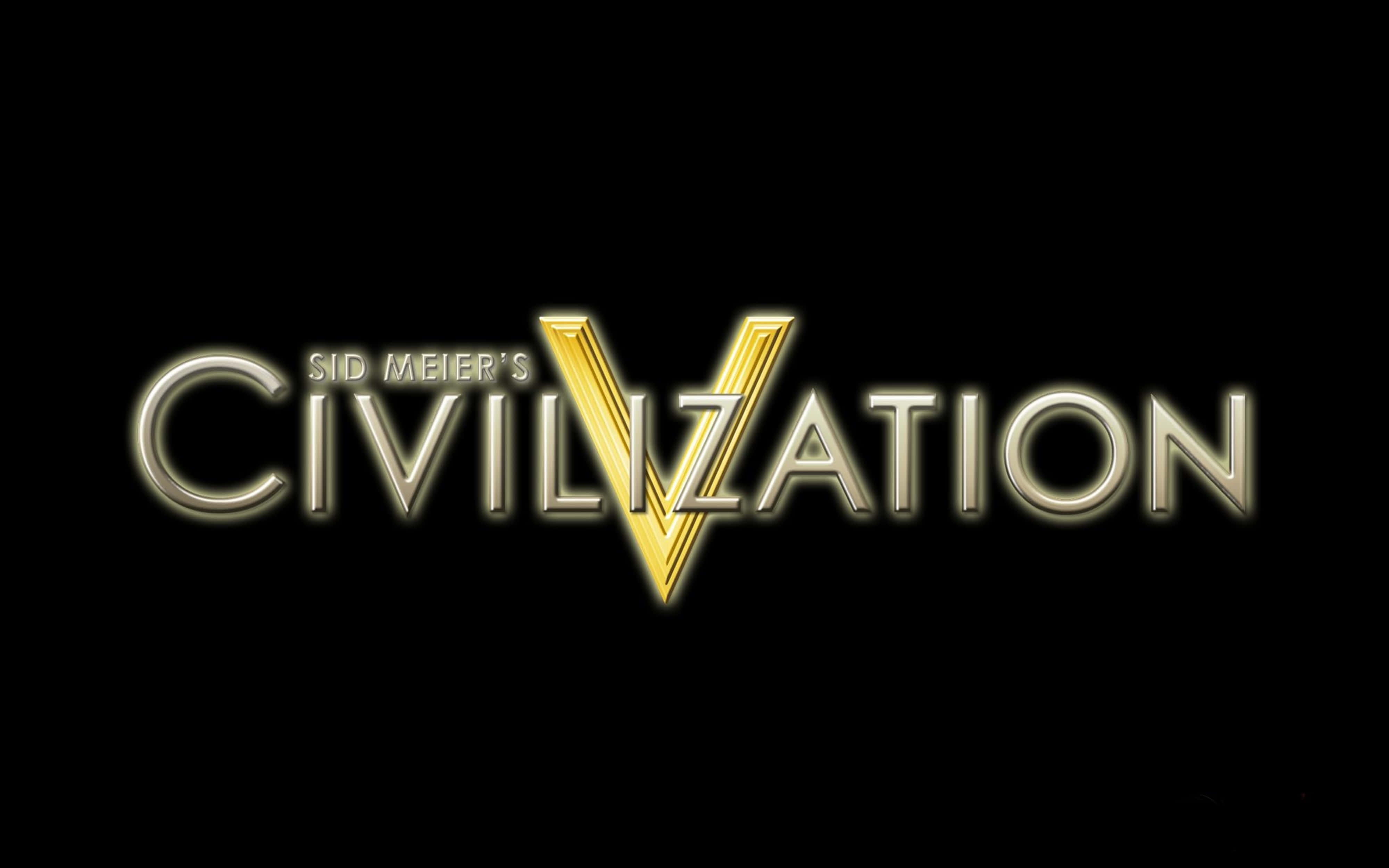 Официално лого в 4K Civilization V фон Тапет