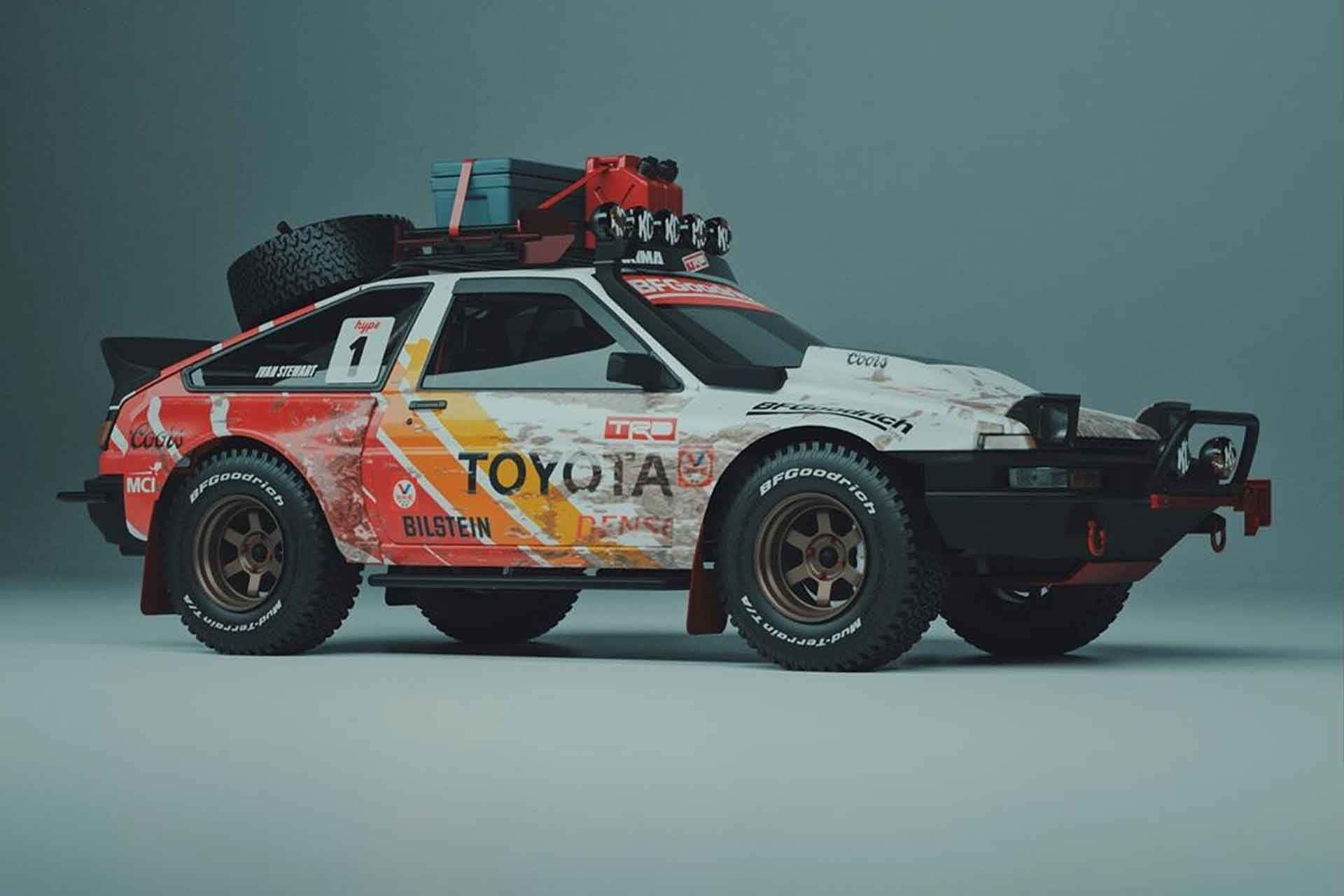 Офроуд приключение с мощен 4x4 автомобил Тапет