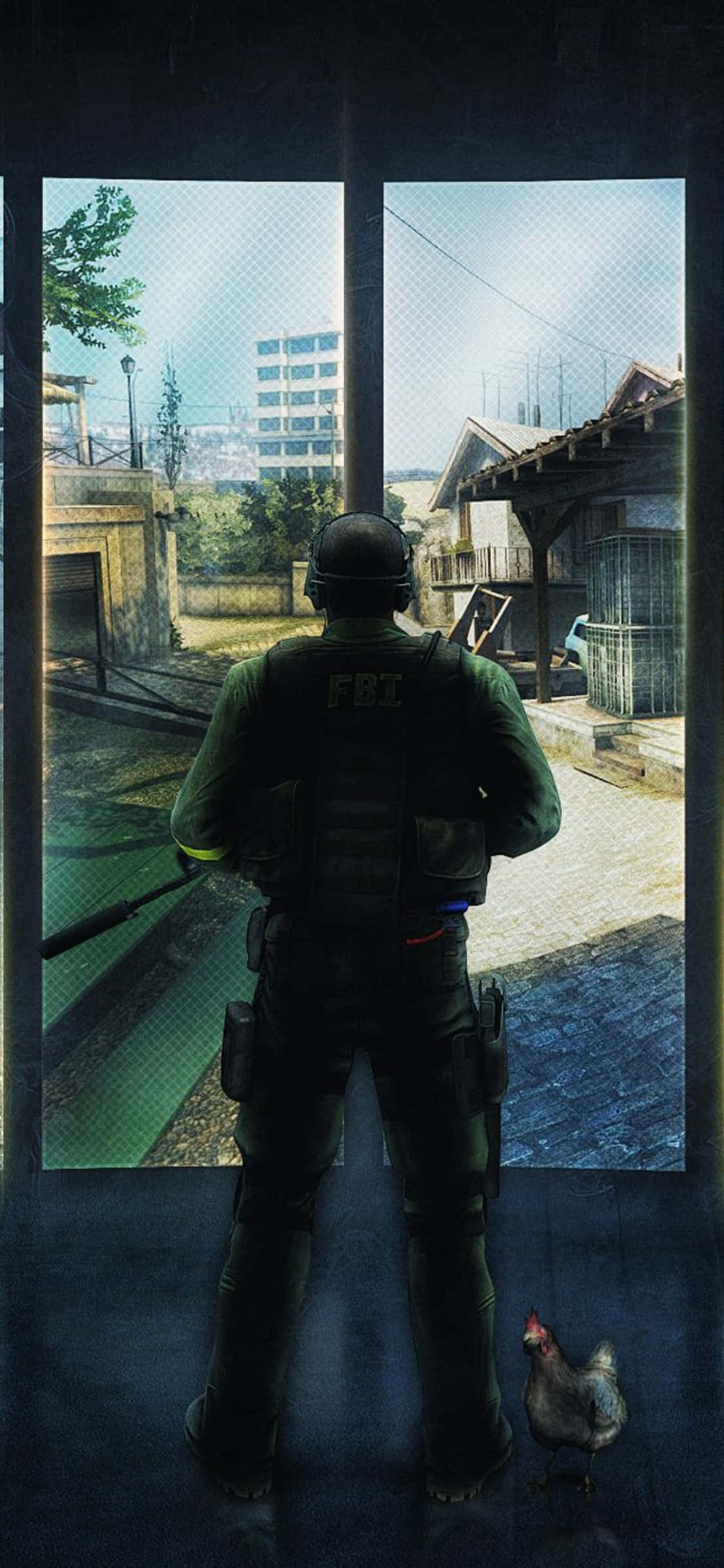 Оцелей в сценария с отрядът от Counter-Strike Global Offensive на iPhone XS Тапет