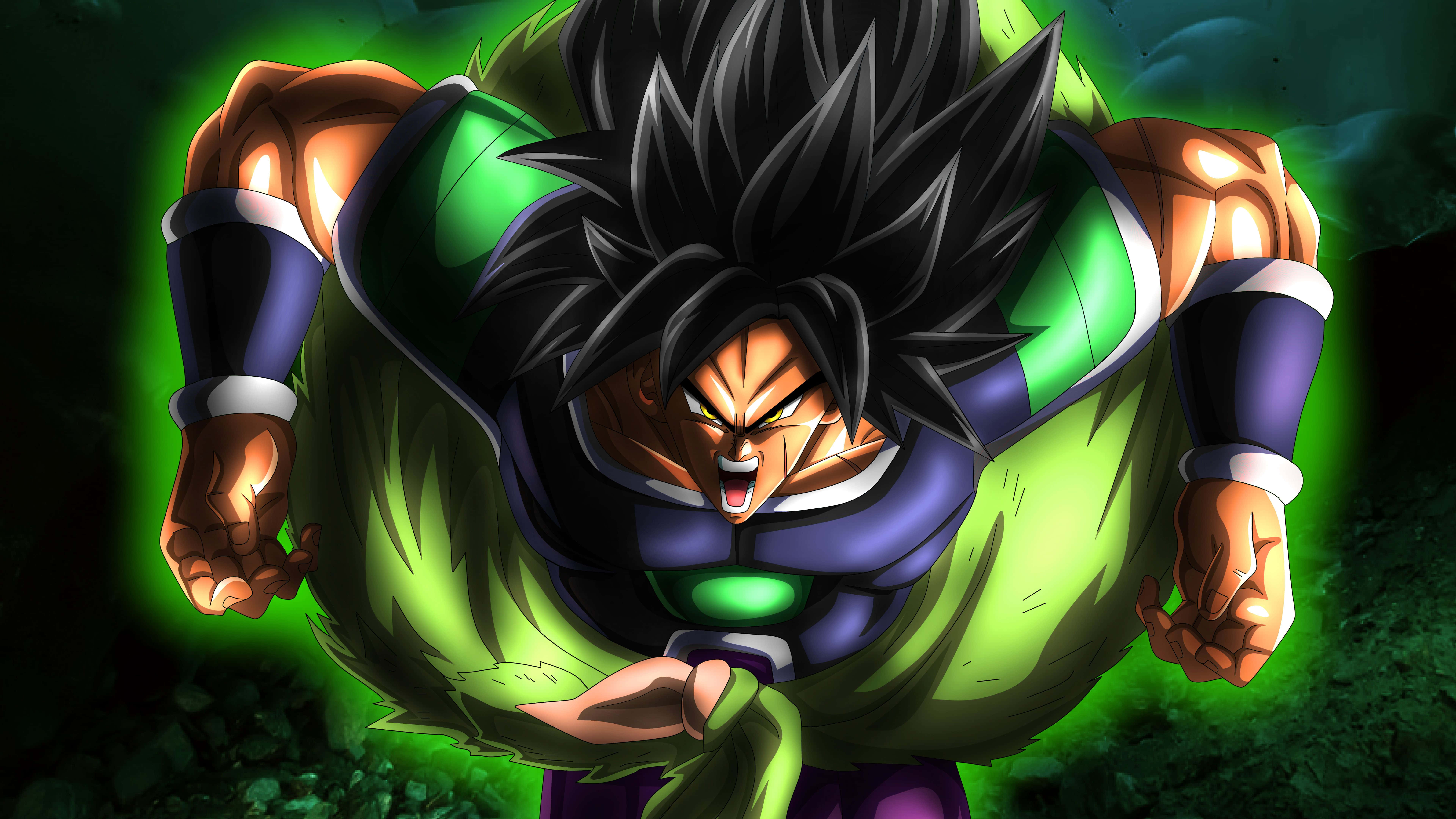 Очакваната битка между Гоку и Броли пристига в Dragon Ball Super Broly Тапет