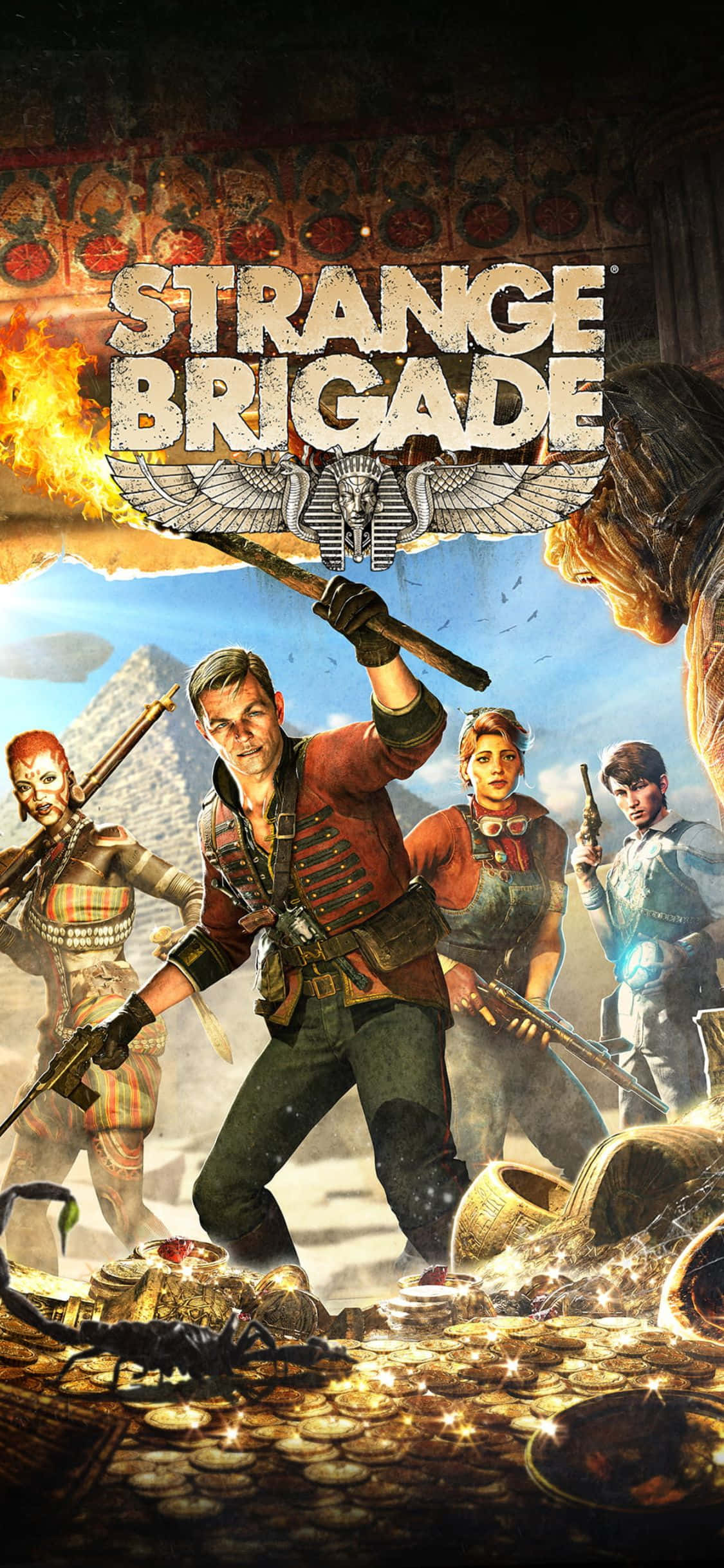 Пещера на Съкровища iPhone X Strange Brigade Тапет