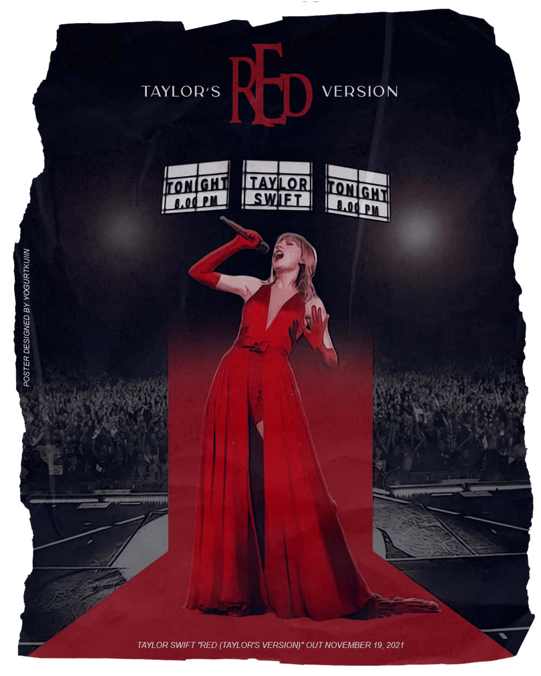 Плакат за изпълнение Red Taylors Version Тапет