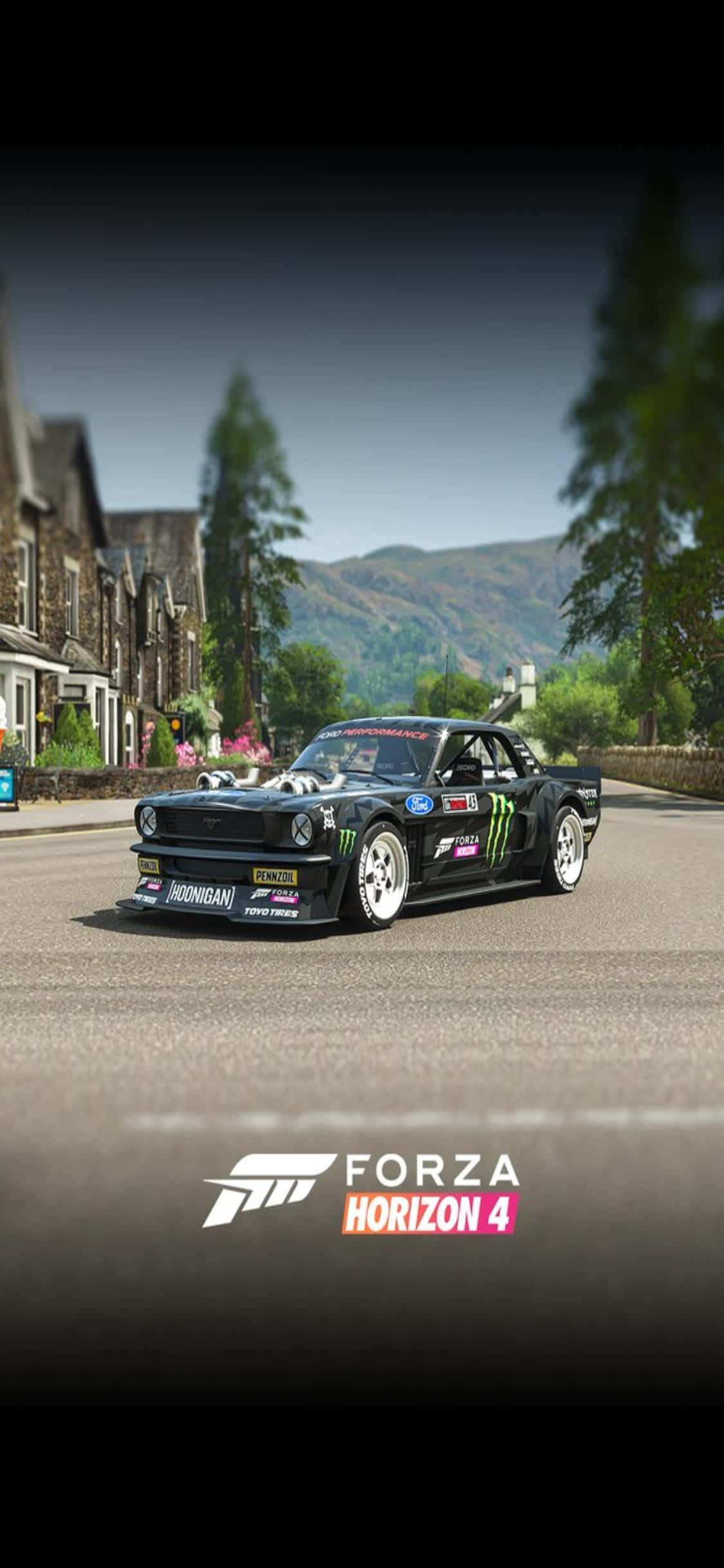 „Карайте към победа с новия iPhone Xs и Forza Horizon 4!“ Тапет