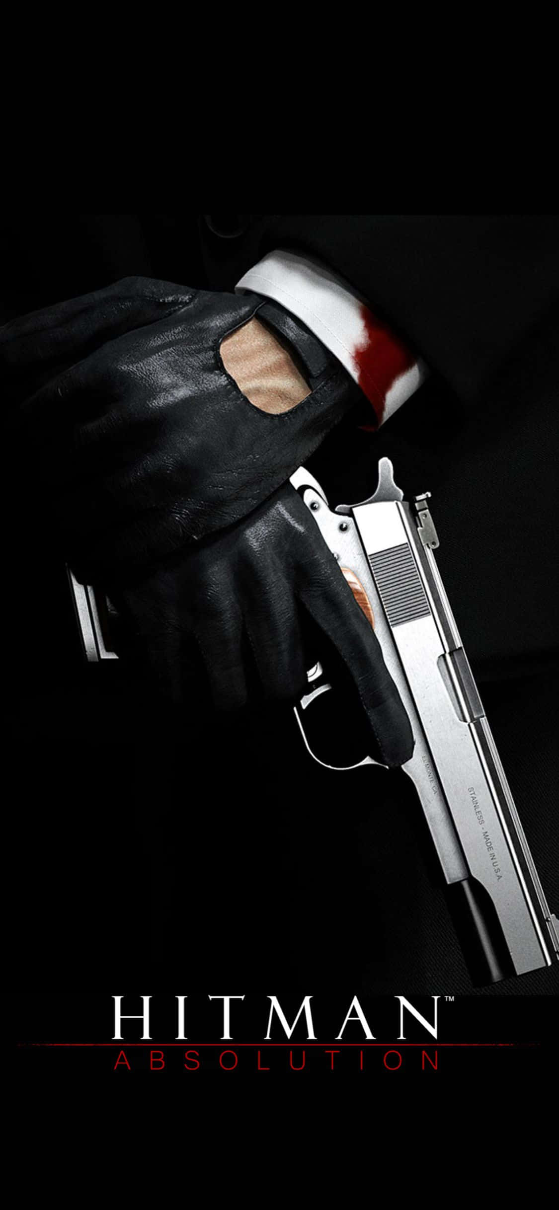 Повиши ниво с Hitman Absolution на iPhone X Тапет