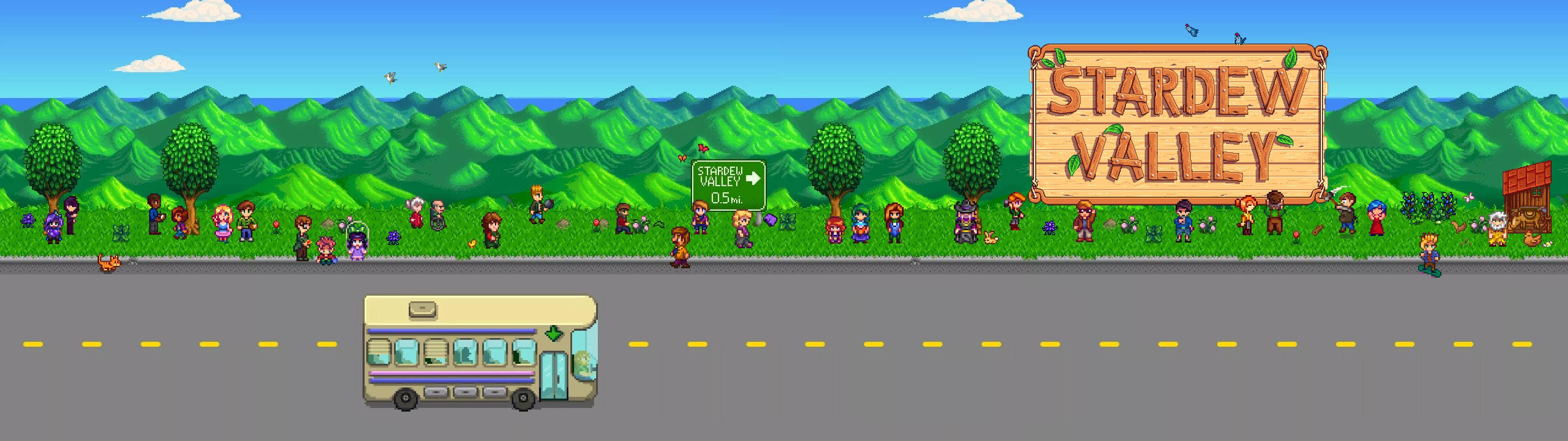 Поглед към таблото на Stardew Valley Тапет
