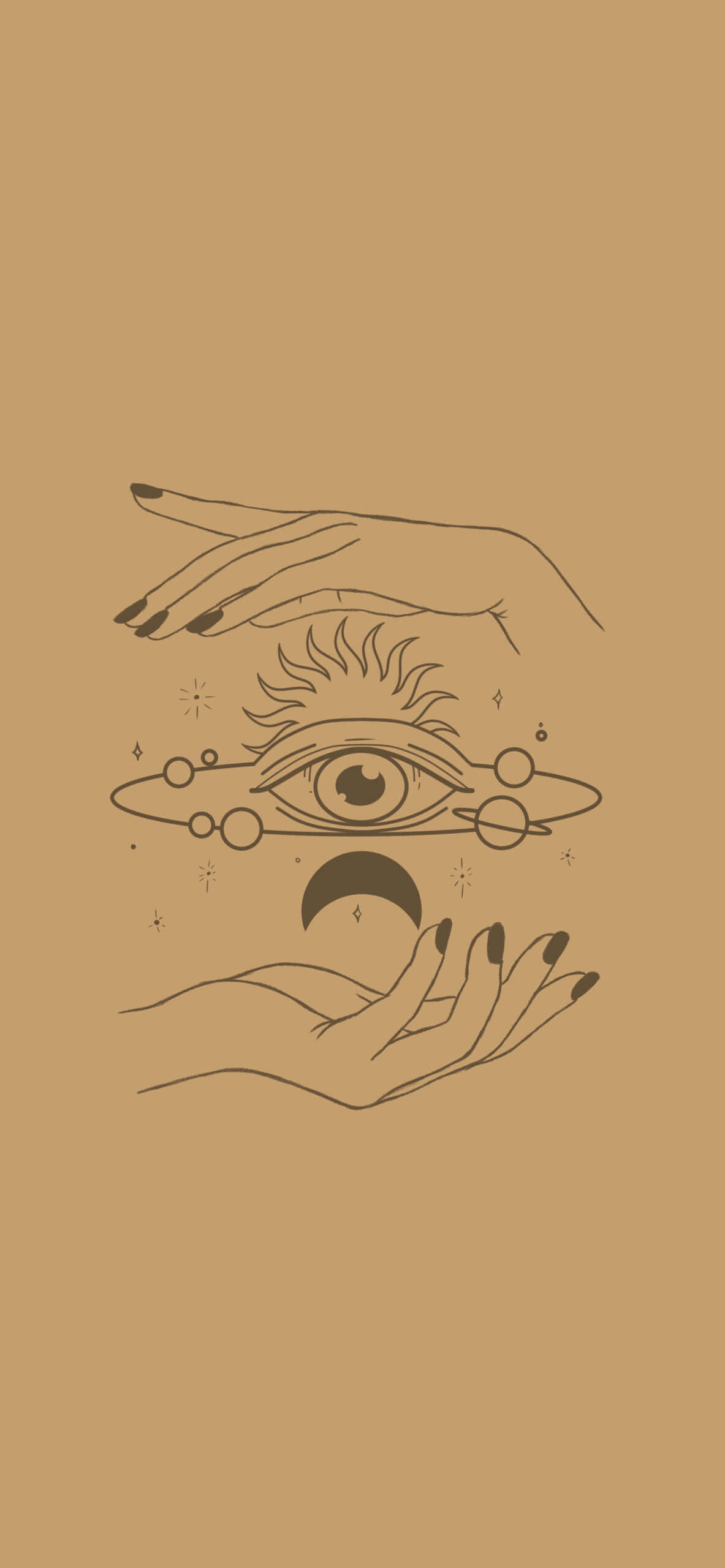 Поглезете сетивата си с този естетичен бежов фон! Тапет
