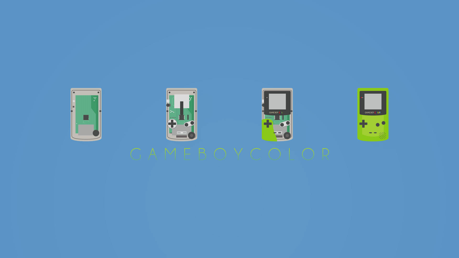 Поетапно конструиране на Game Boy Color Тапет