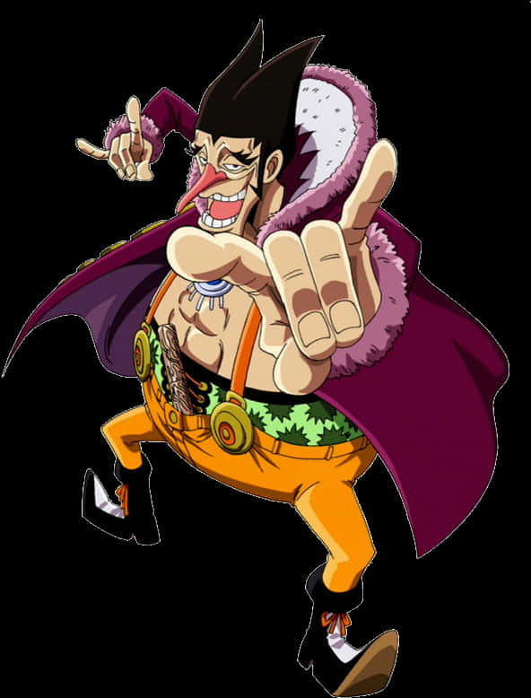 Поза на героя Усоп от One Piece Тапет
