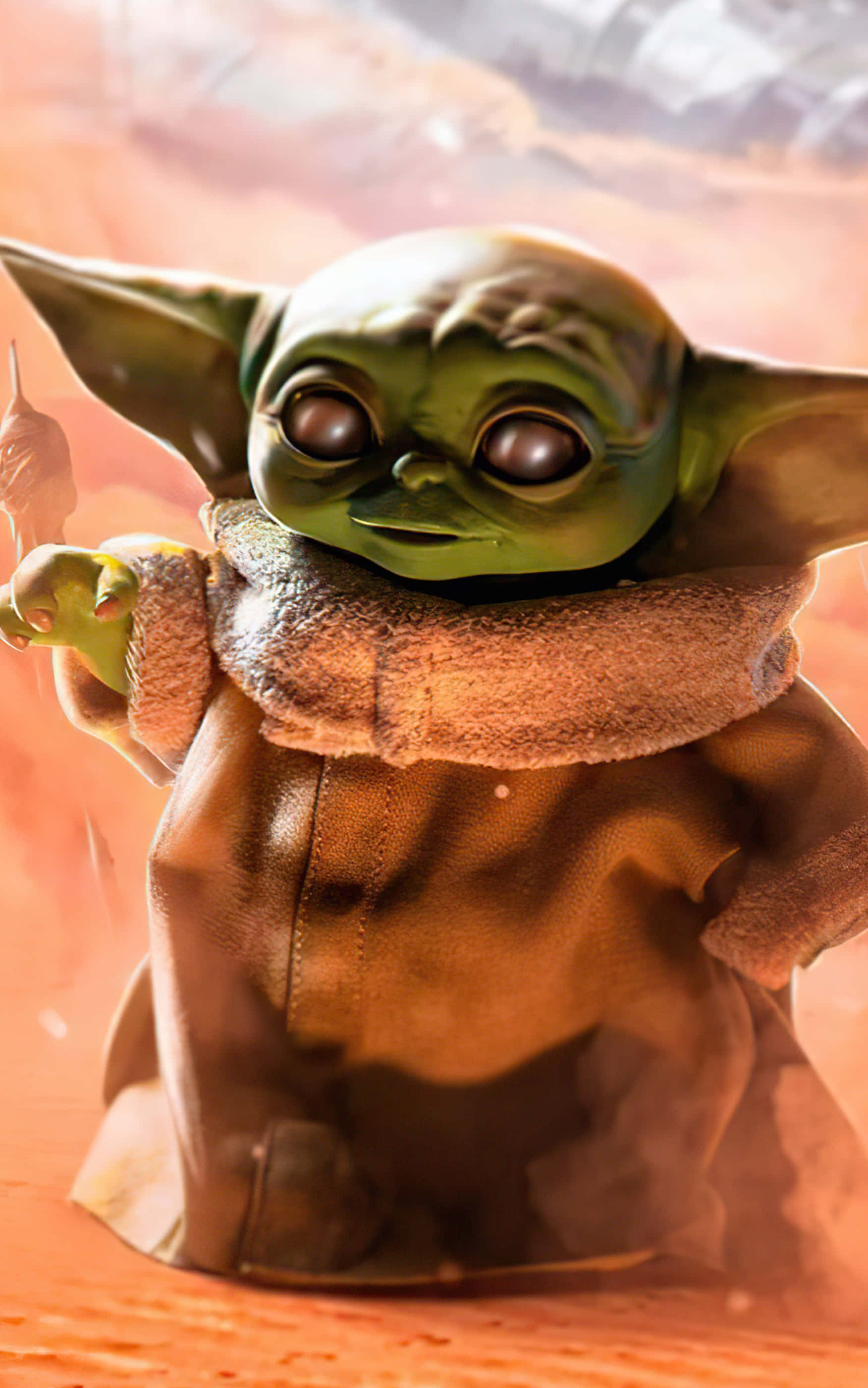 Покажете своя фендом на Star Wars с този персонализиран калъф за телефон с Baby Yoda. Тапет
