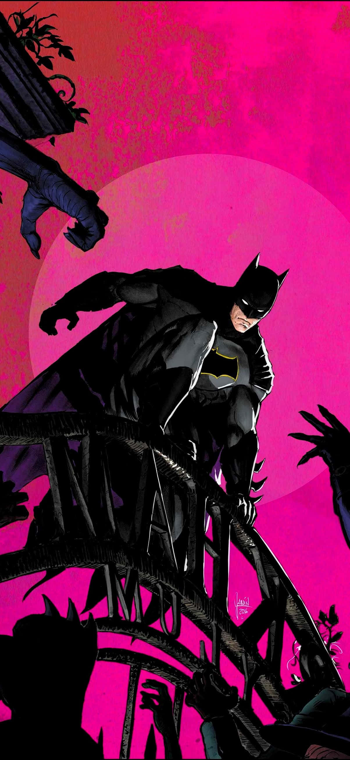 Покажи свои познания с този страхотен Batman iPhone Тапет