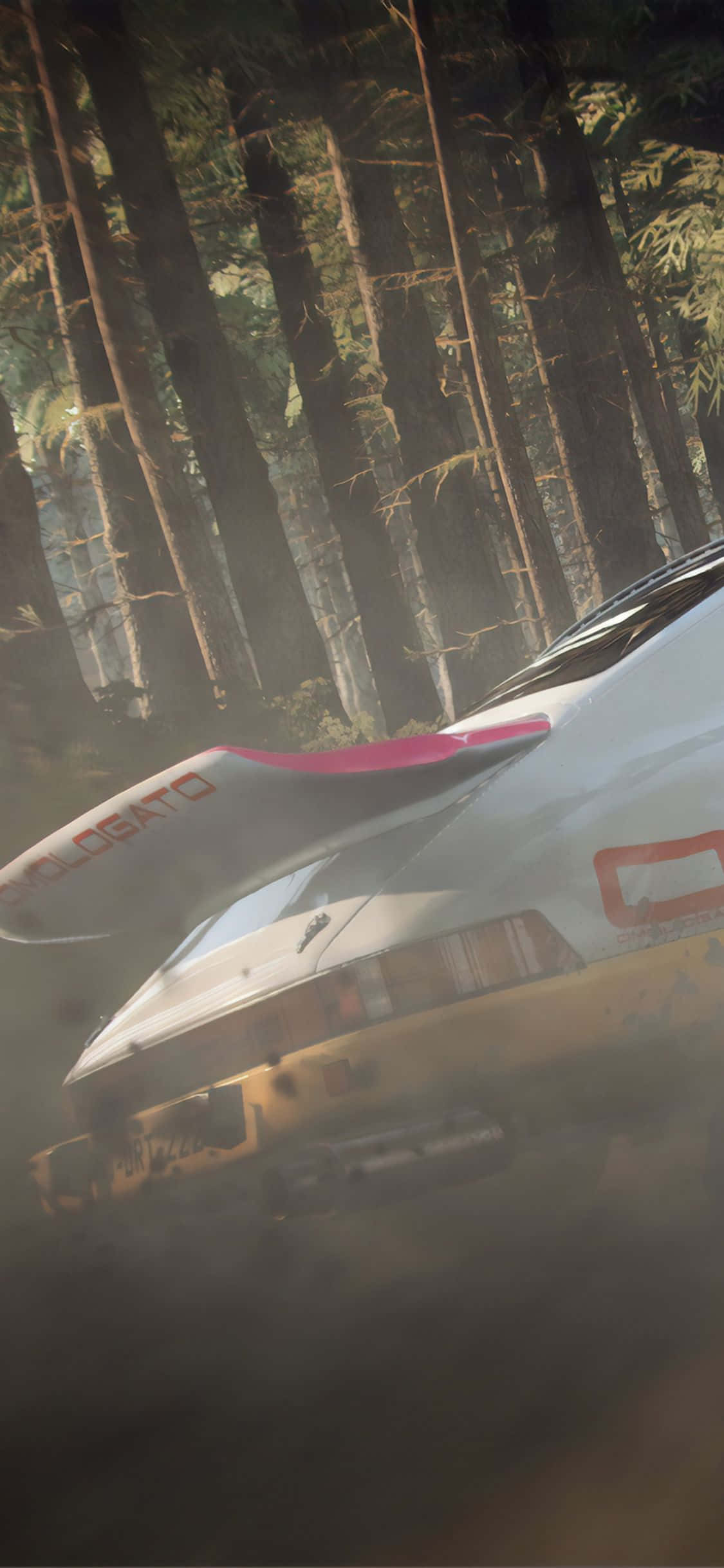 Покажи своя iPhone Xs в стиле с тапет Dirt Rally Тапет