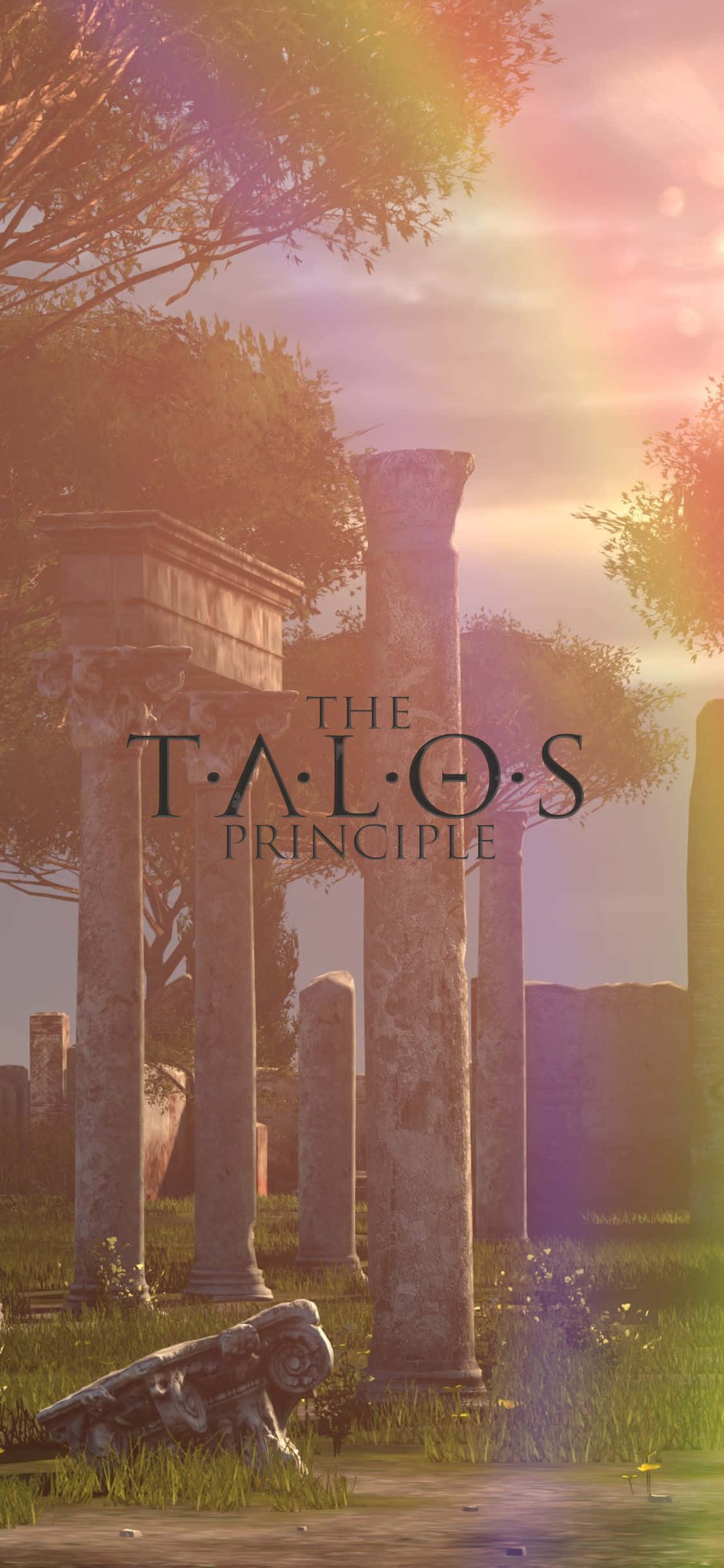 Покорите древния лабиринт с iPhone XS The Talos Principle Тапет