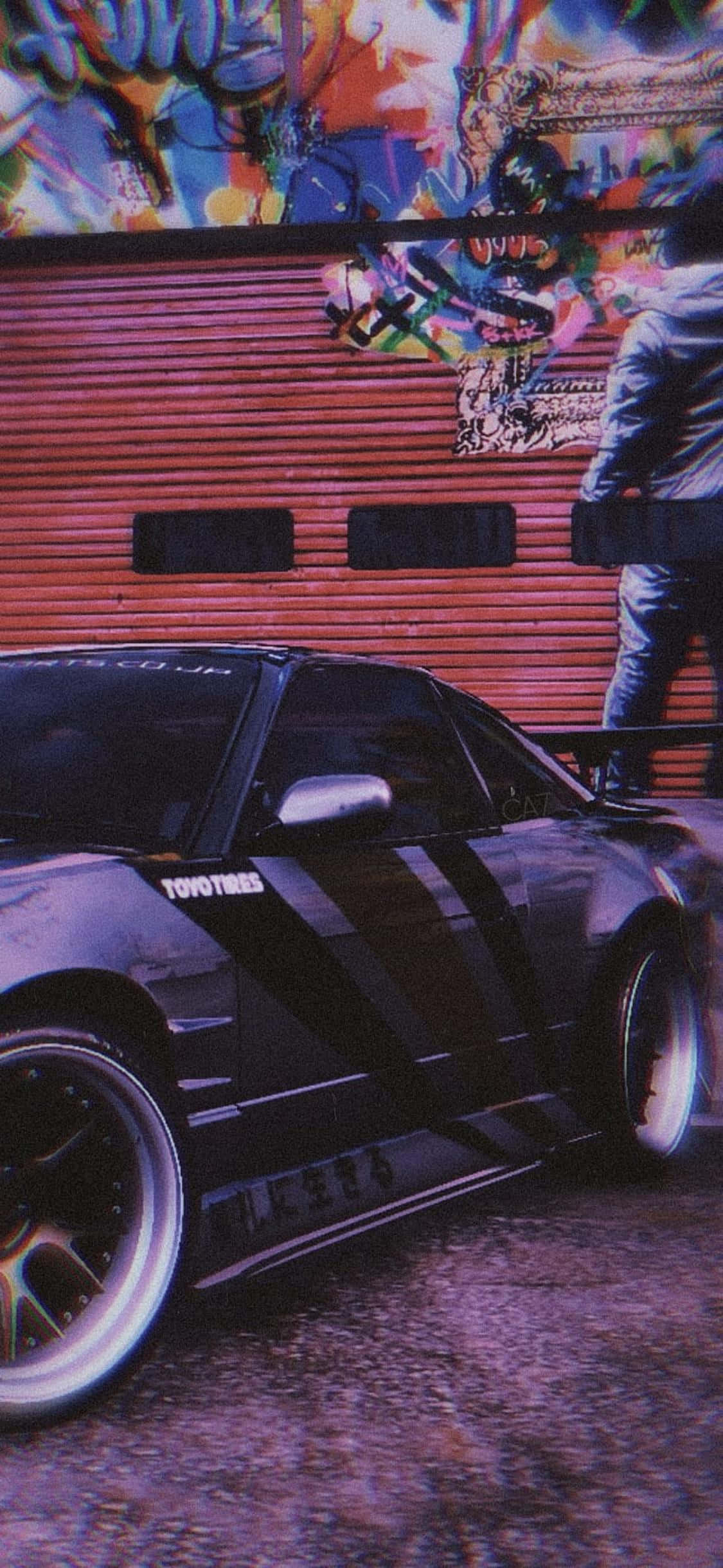 Получи бързо-темповия адреналинов прилив от състезания с Need For Speed Heat на iPhone Xs. Тапет