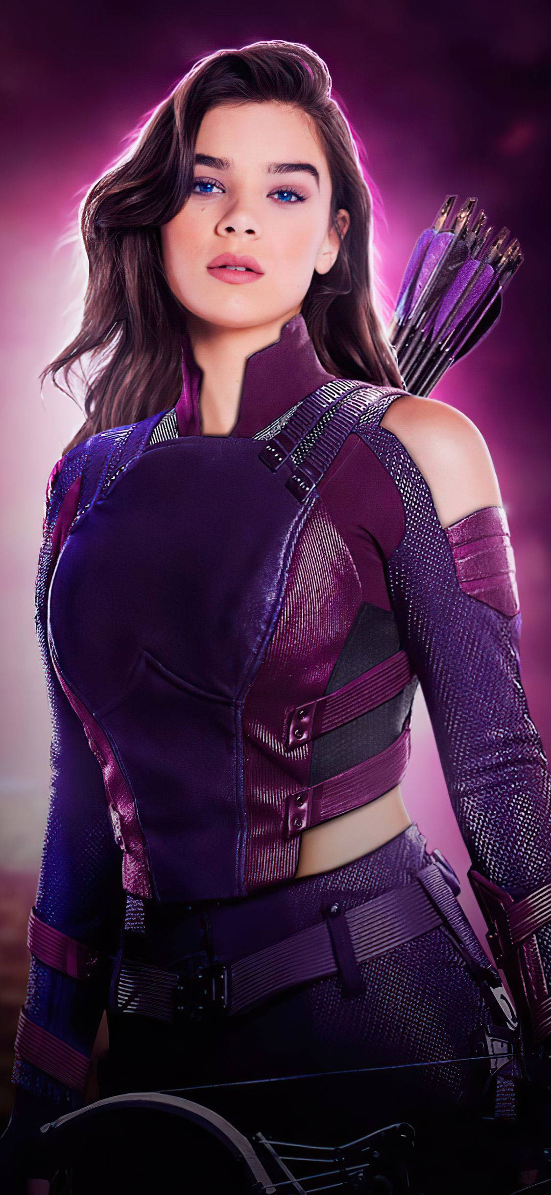 Портрет на Кейт Бишоп от Хейли Стайнфелд Тапет