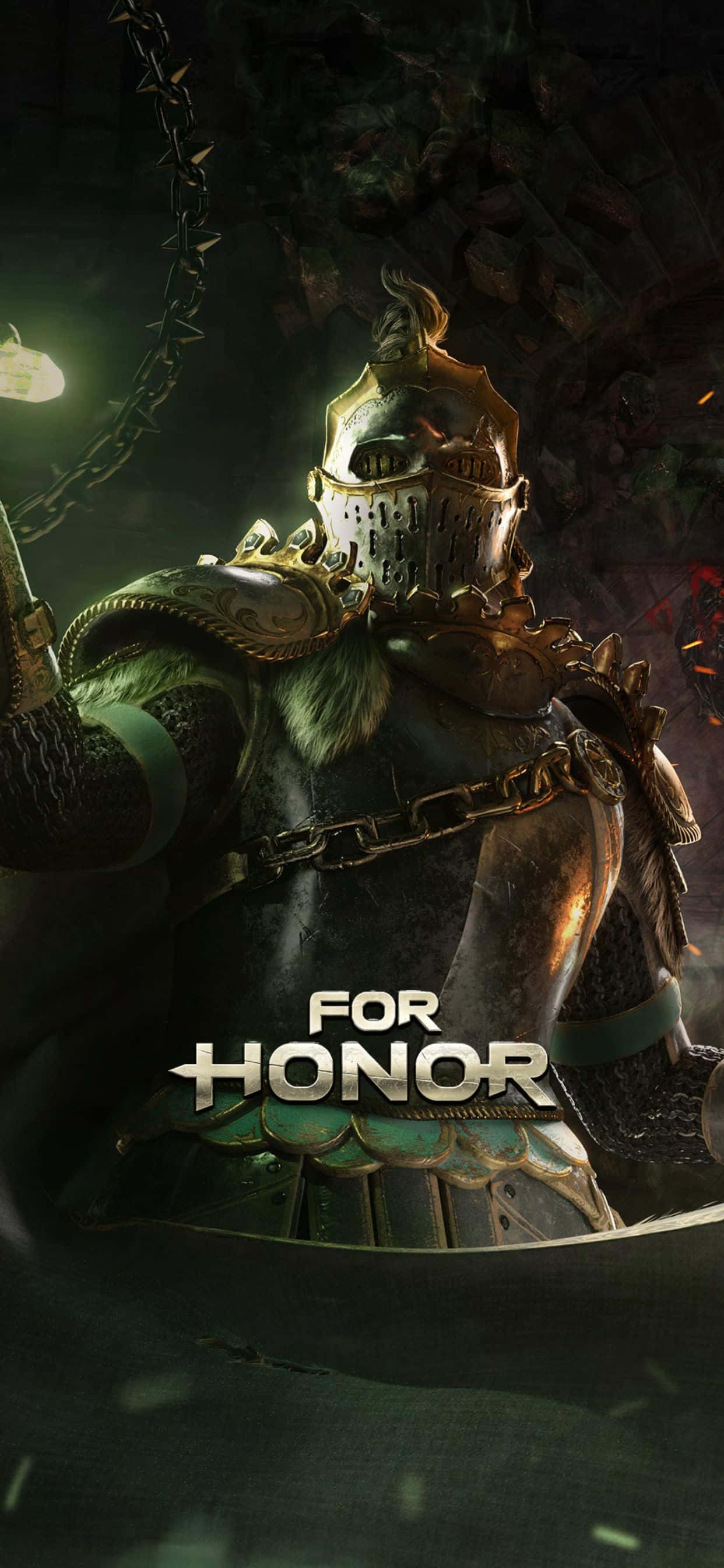 Найновият iPhone Xs Max осигурява епично игрово изживяване с For Honor Тапет