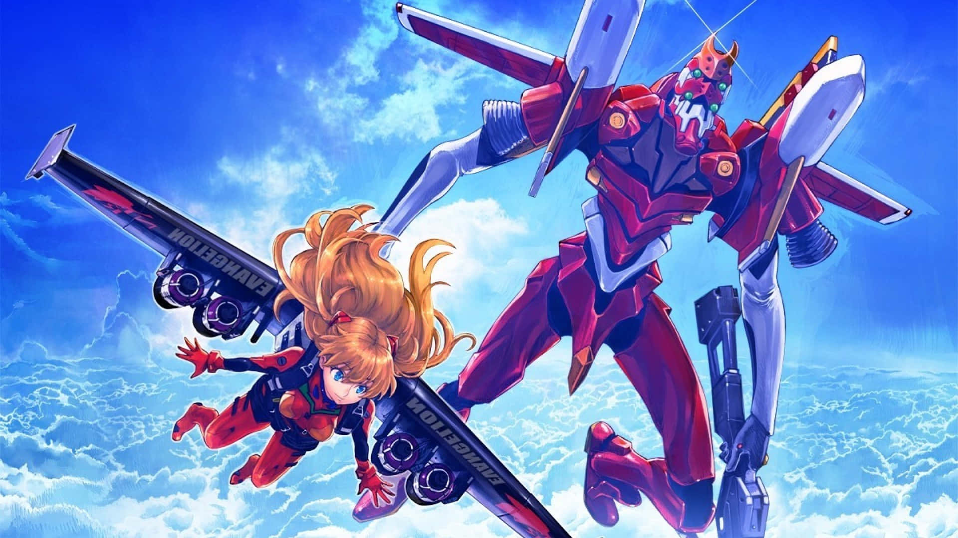 Потопете се в един вълнуващ свят на изследвания и открития в Neon Genesis Evangelion. Тапет