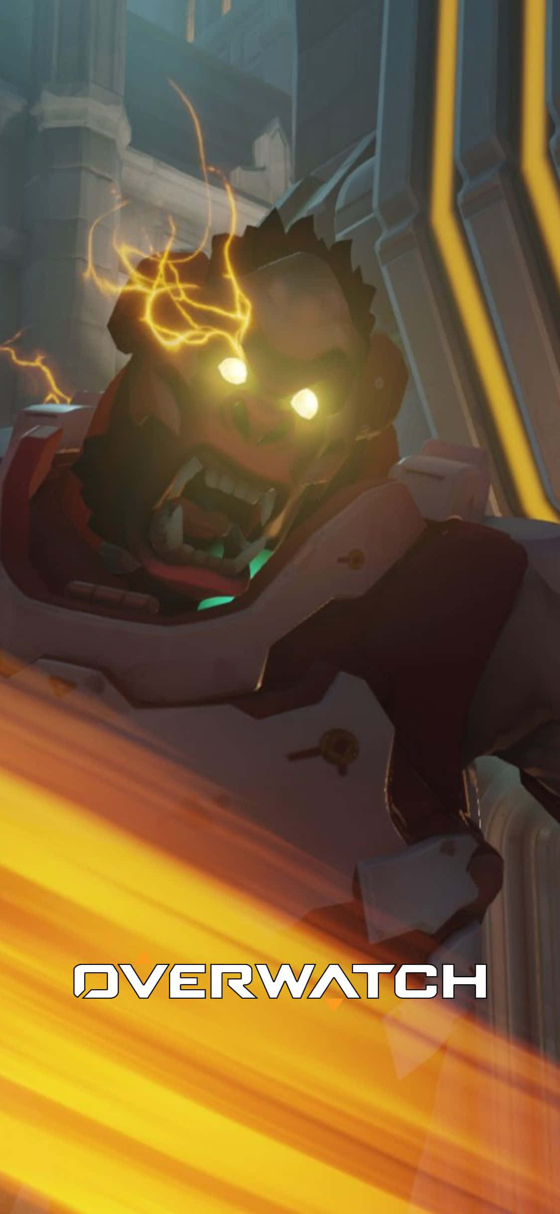 Потопите се в екшъна на Overwatch на вашия iPhone X Тапет